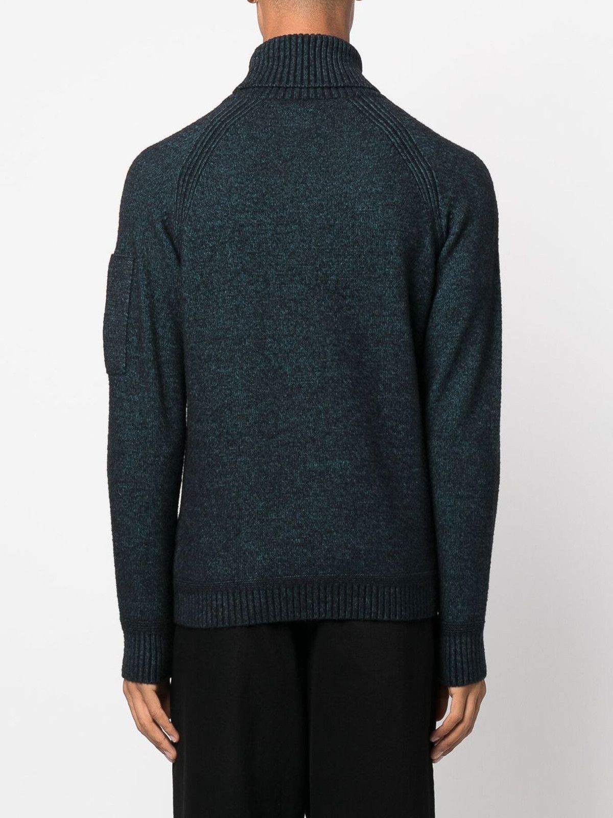 C.P. Company o1y1224 Turtleneck Sweater in Blue Size US S / EU 44-46 / 1 - 4 Thumbnail