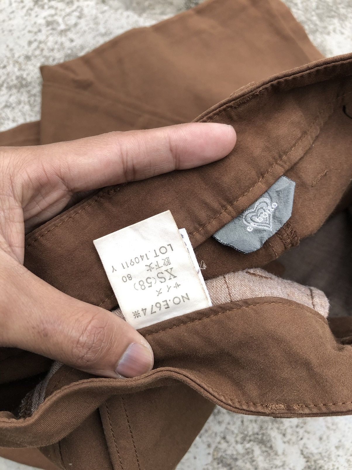 Japanese Brand FLARED ET BOITE PANT BY BLUEWAY JAPAN Size 27" / US 4 / IT 40 - 4 Thumbnail