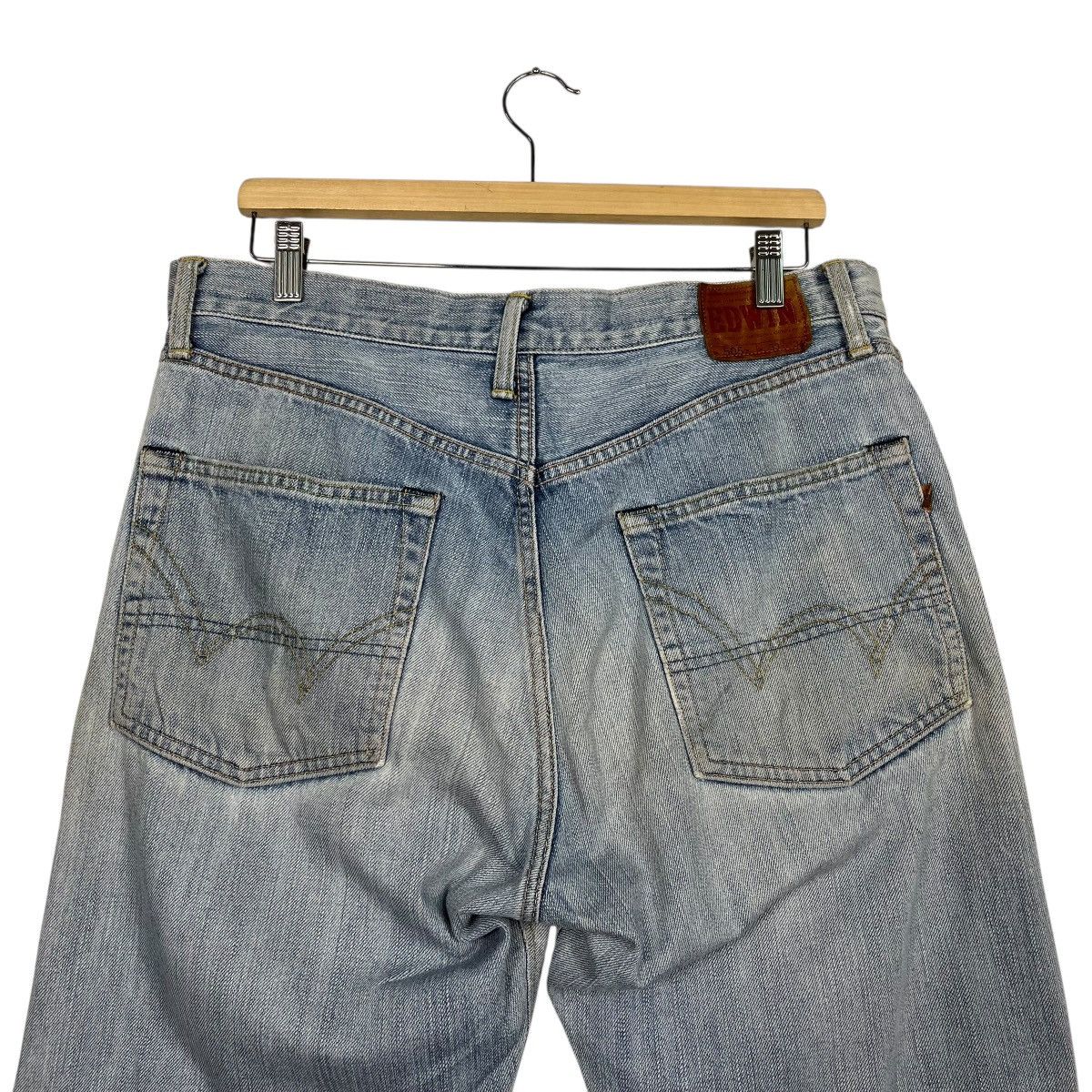 Edwin Vintage Edwin Selvedge Redline Distressed Denim Jeans Size US 34 / EU 50 - 8 Thumbnail