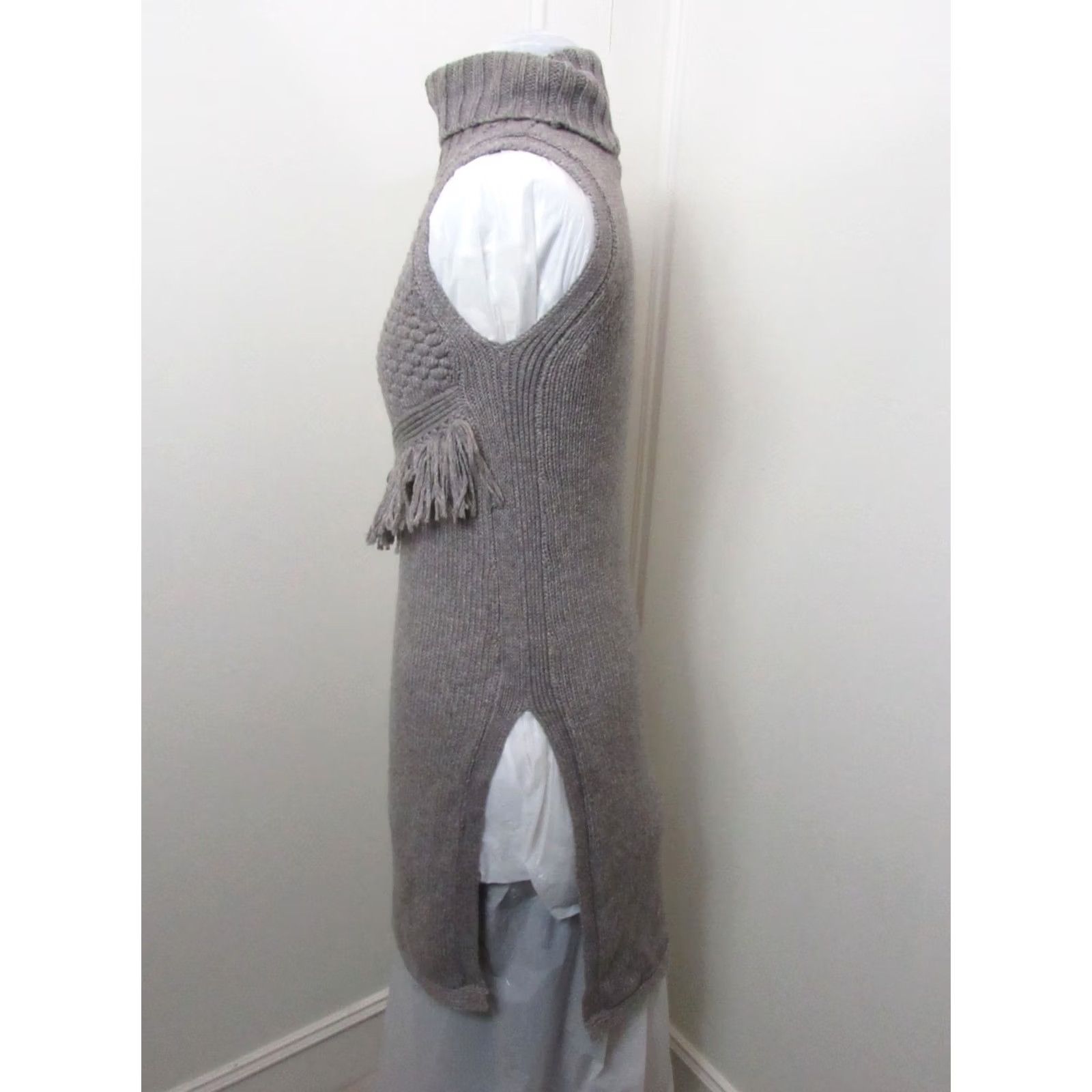 Anthropologie Anthropologie Nomad by Morgan Carper Wool Blend Grey Knit Dress Womens Size XS Size XS / US 0-2 / IT 36-38 - 7 Thumbnail