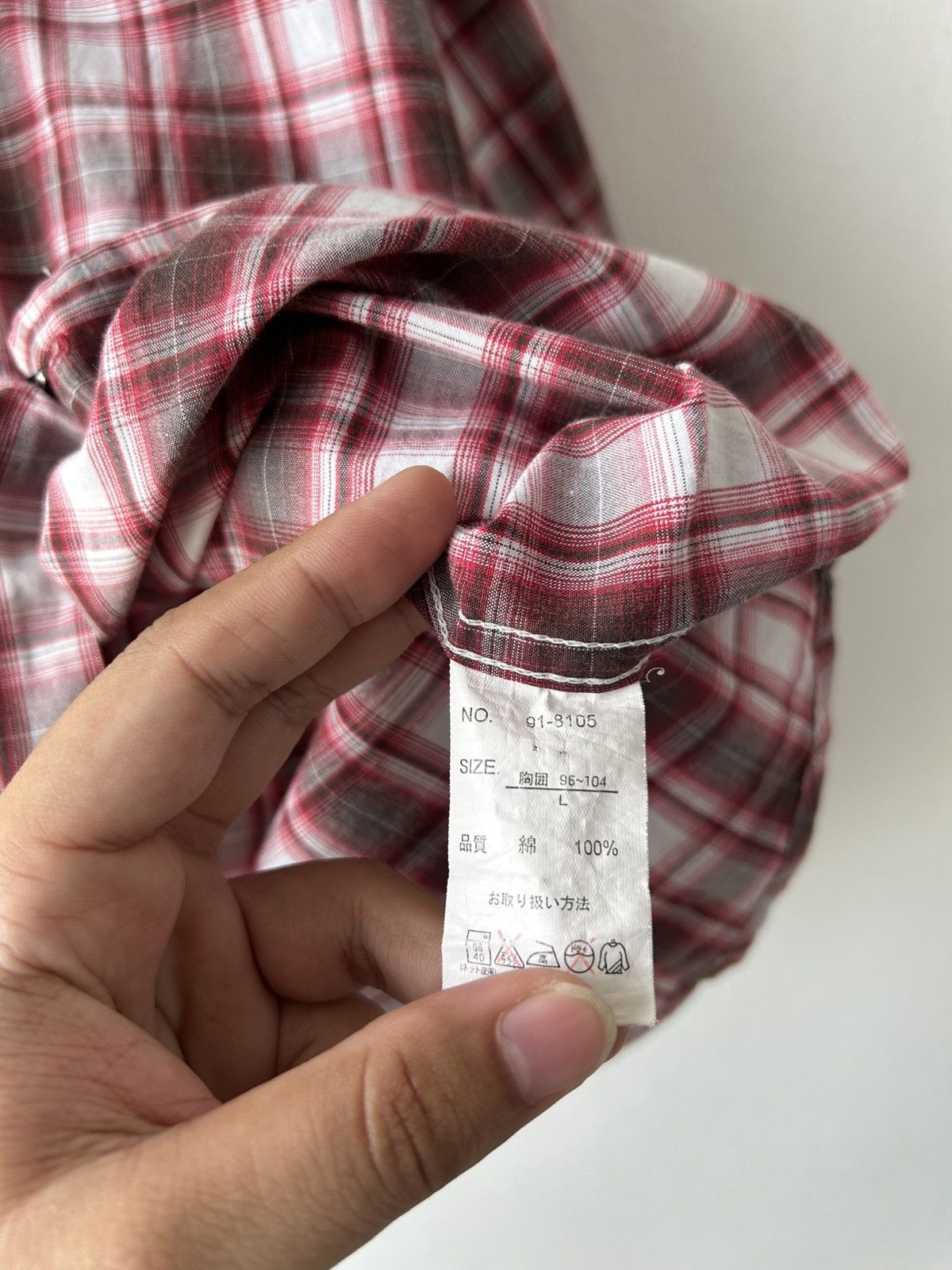 Japanese Brand Y2k Tattoo Embroidery Flannel Size US L / EU 52-54 / 3 - 15 Thumbnail