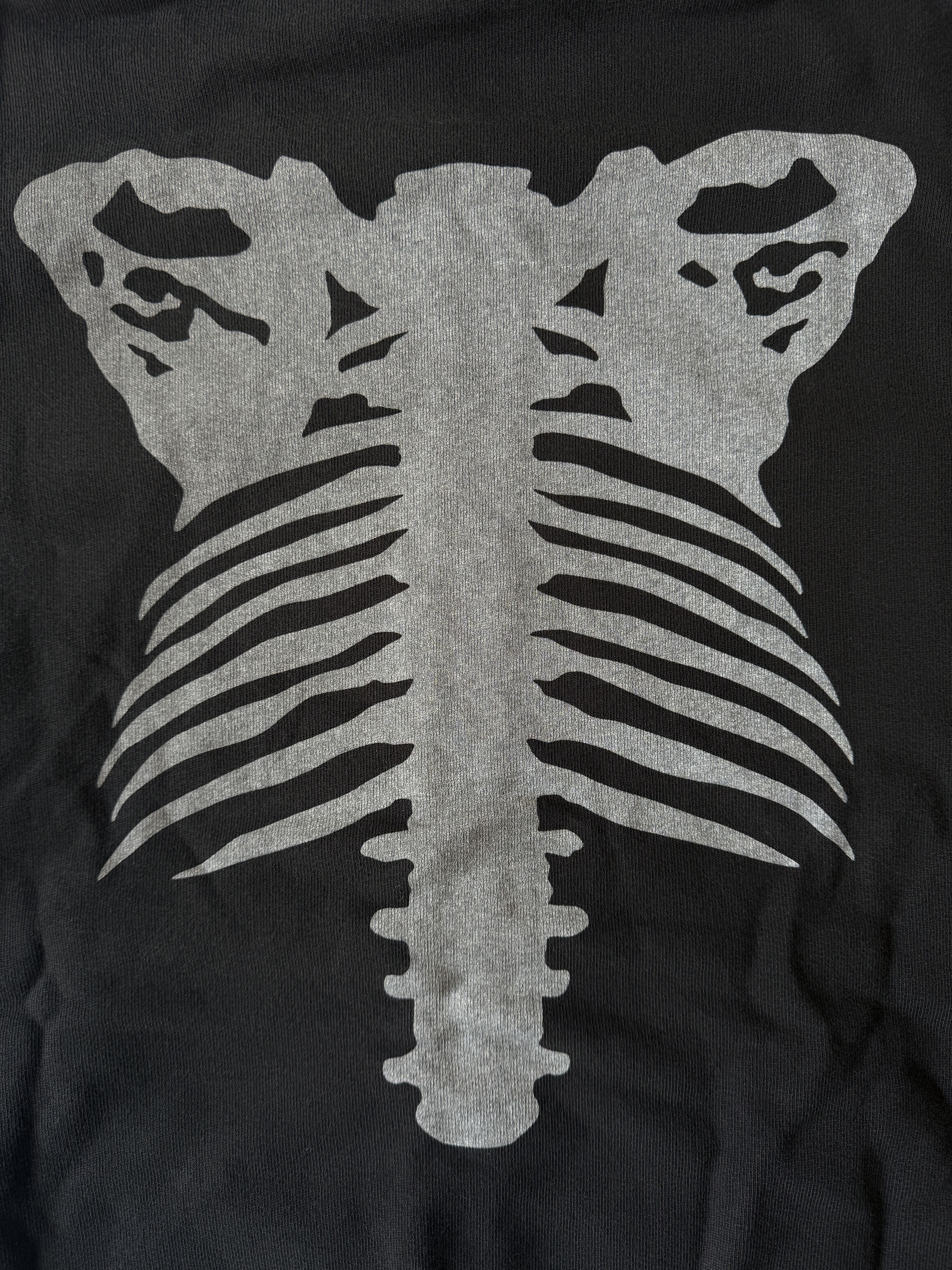 Bape BAPE SKELETON SHARK HEAVY WASHED CROPPED FIT FULL ZIP HOODIE Size US XL / EU 56 / 4 - 9 Thumbnail