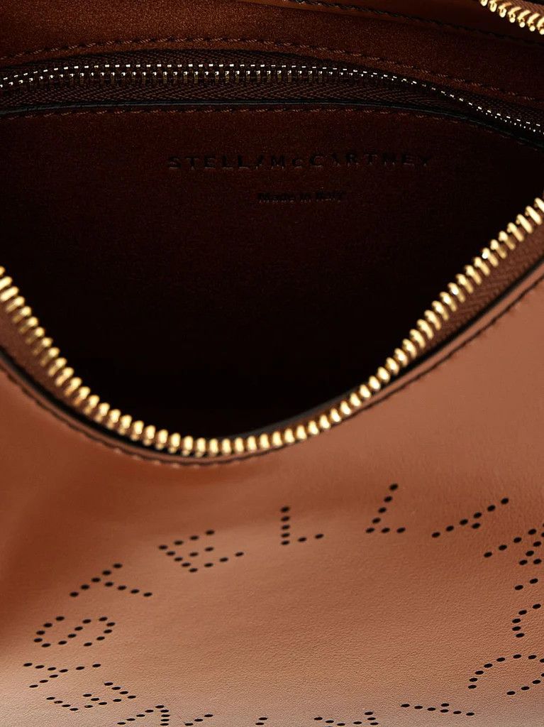 Stella McCartney o1s22i1n1024 Size: OS / Logo Branding Shoulder Bag in Brown Size ONE SIZE - 4 Thumbnail