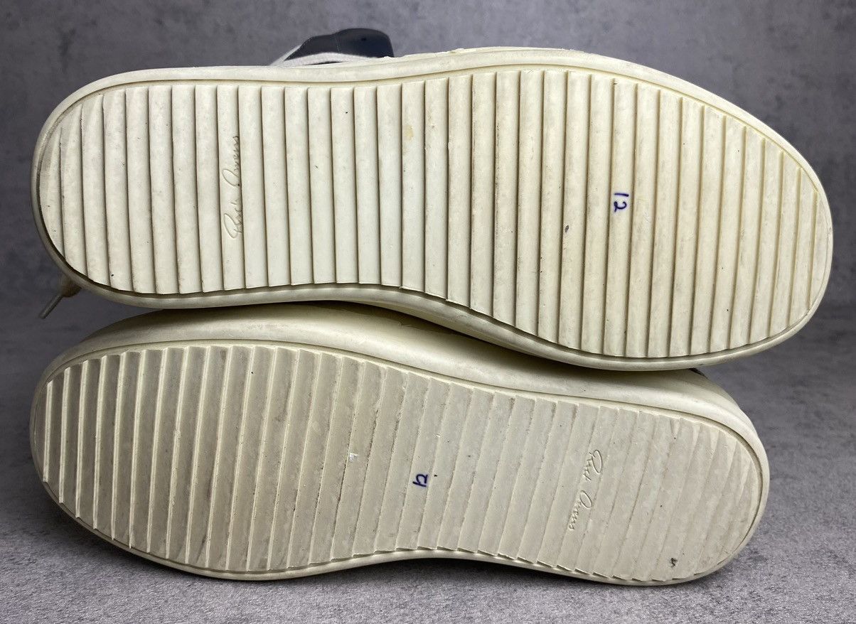 Rick Owens RICK OWENS - SS15 FAUN METALLIC SILVER GEOBASKET Size US 8 / IT 38 - 10 Thumbnail