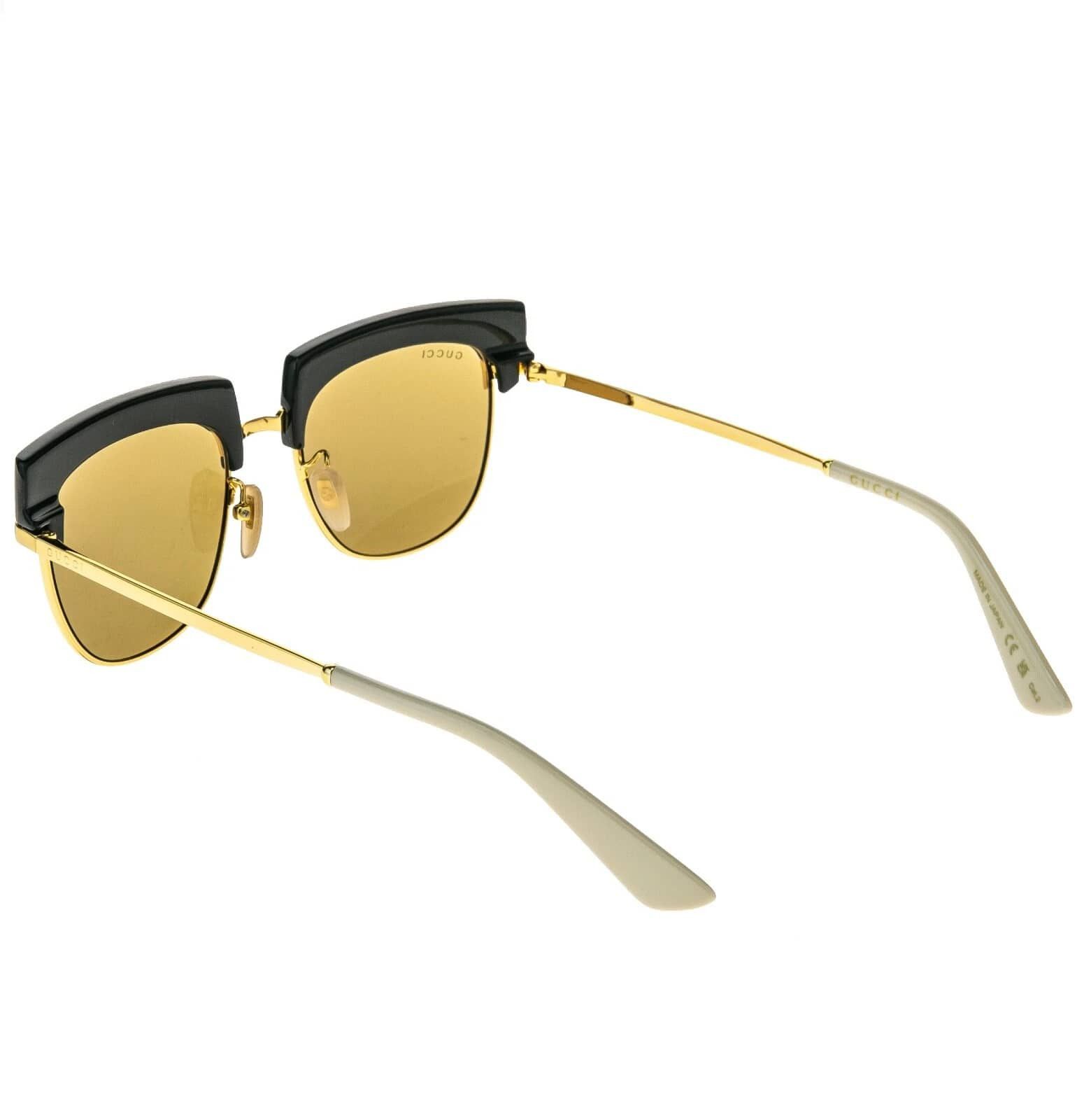 Gucci GUCCI SUPREME 1132 Gold Gg1132S 001 Retro Rim Sunglasses Size ONE SIZE - 6 Thumbnail
