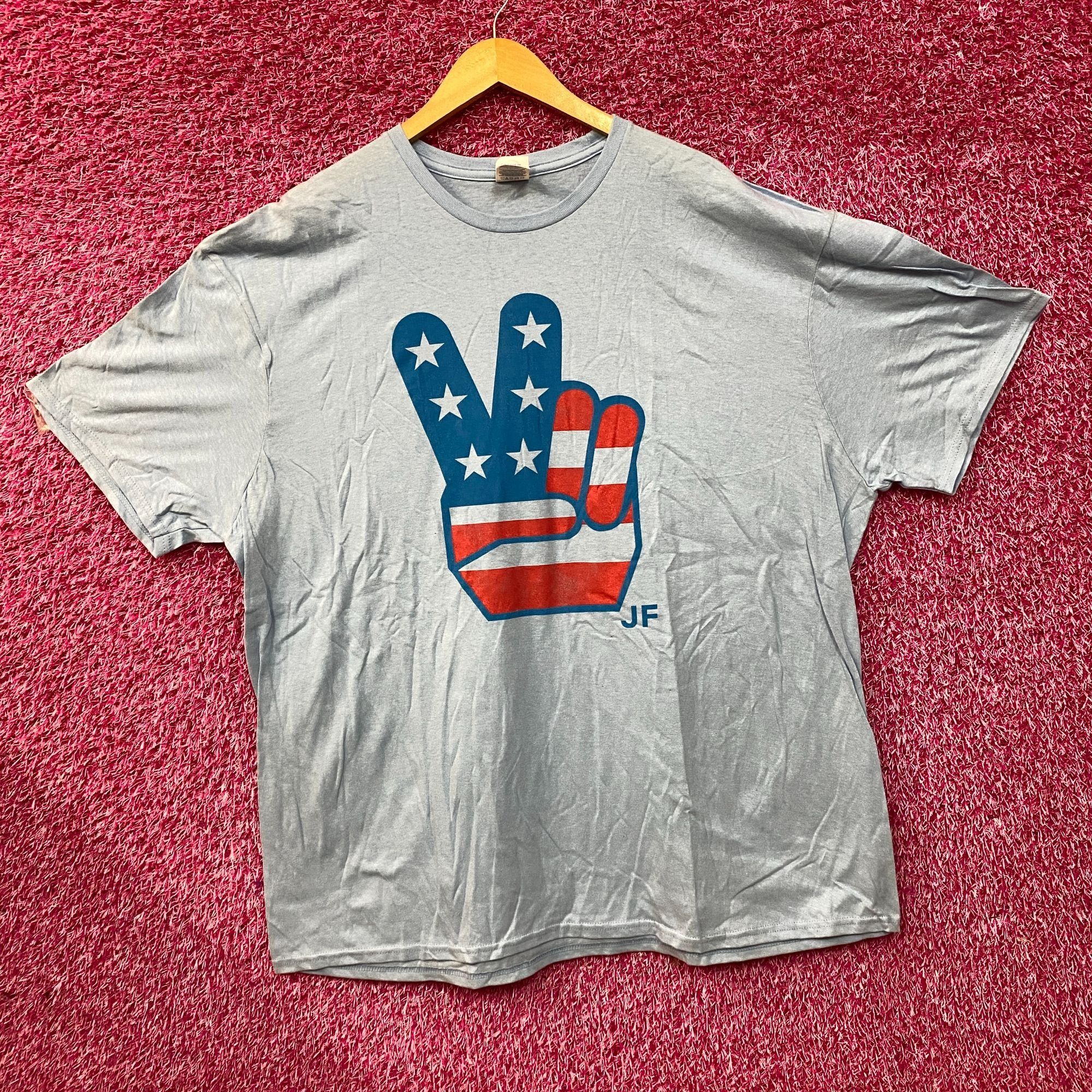 Other American Flag Peace Hands JF T-Shirt 3XL Size US XXL / EU 58 / 5 - 3 Thumbnail