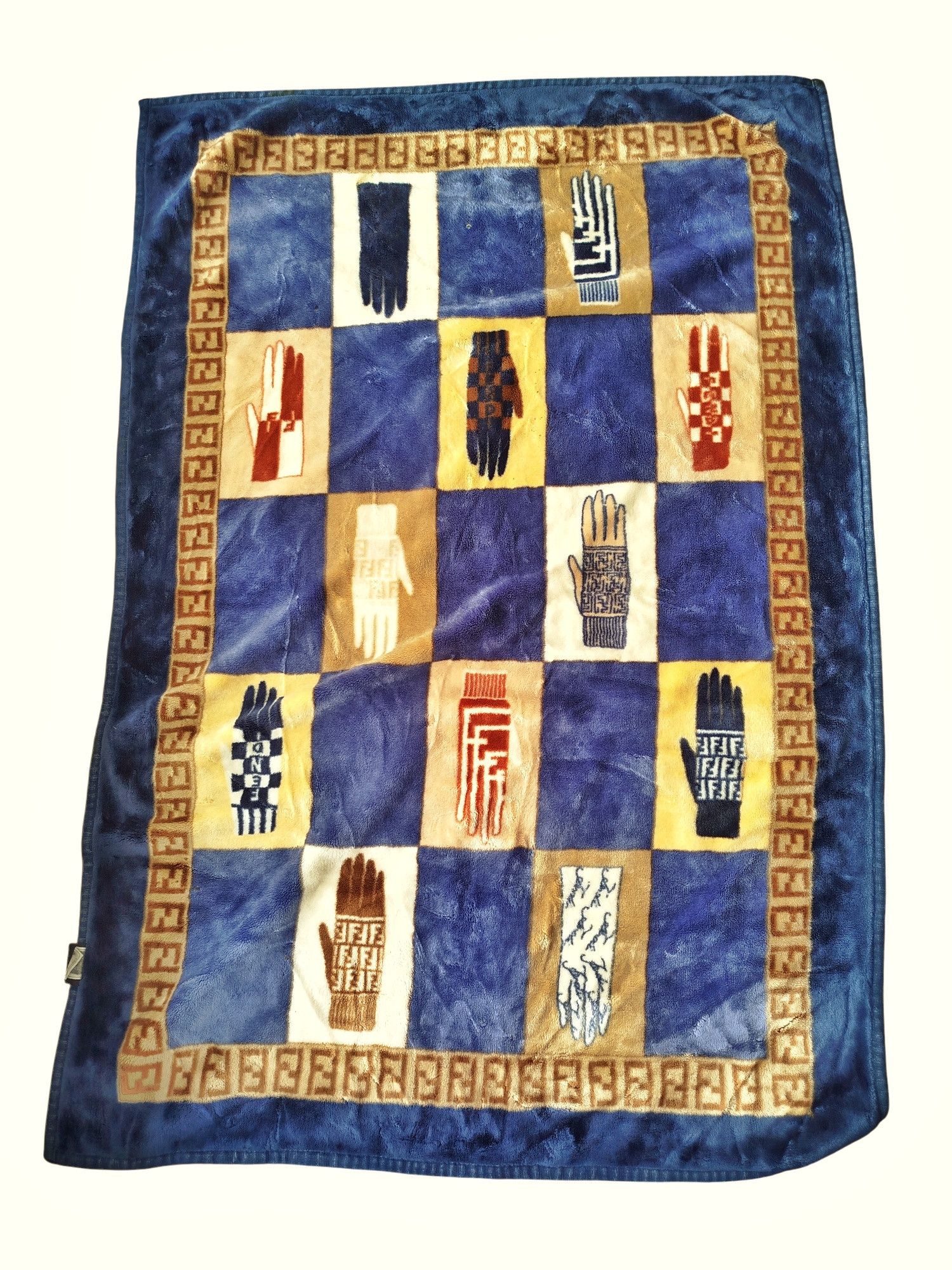 Fendi Fendi blanket glove pattern/multicolor Size ONE SIZE - 2 Thumbnail