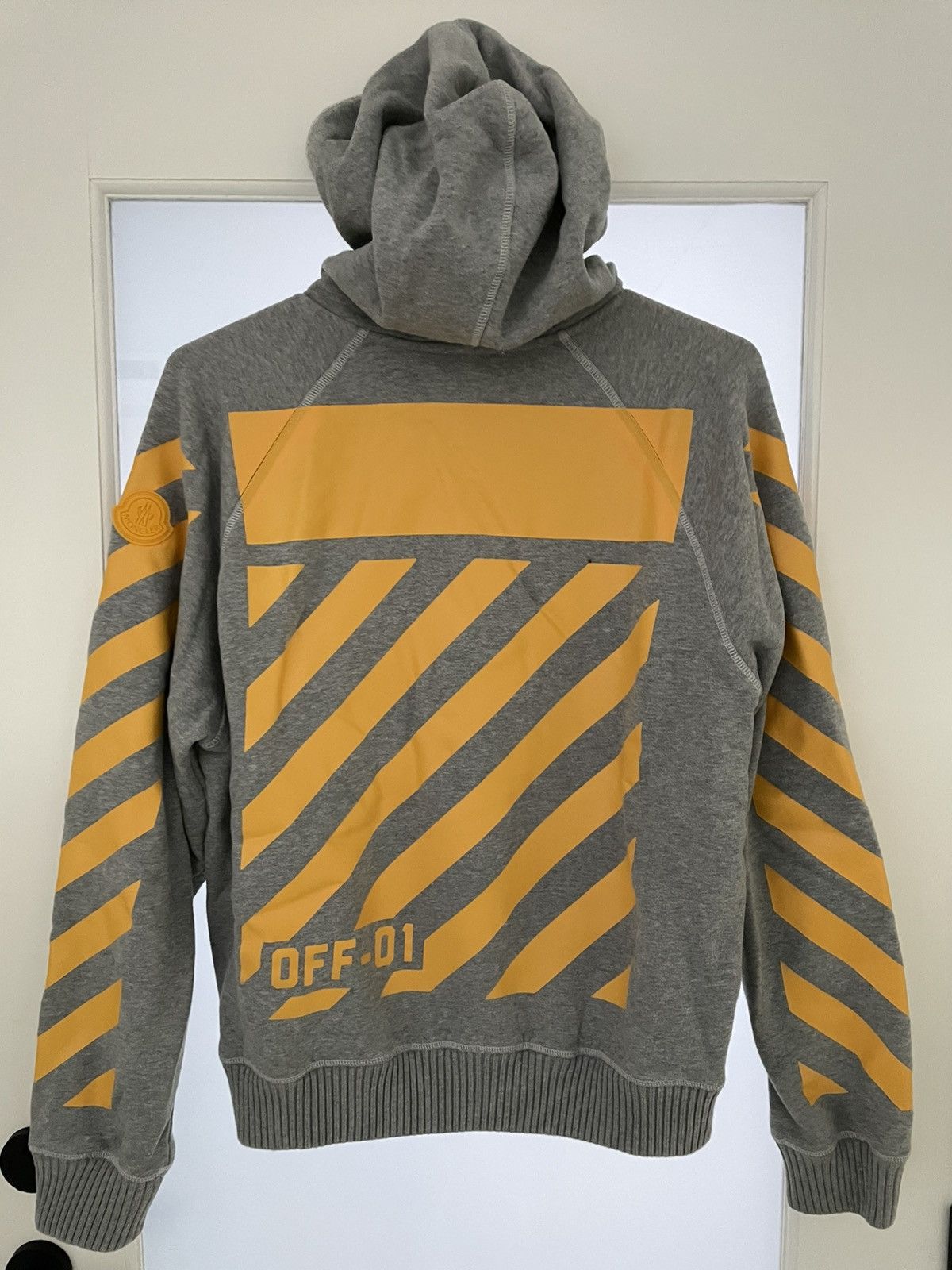 Moncler Moncler x Off-White Zip Hoodie Size US M / EU 48-50 / 2 - 2 Thumbnail