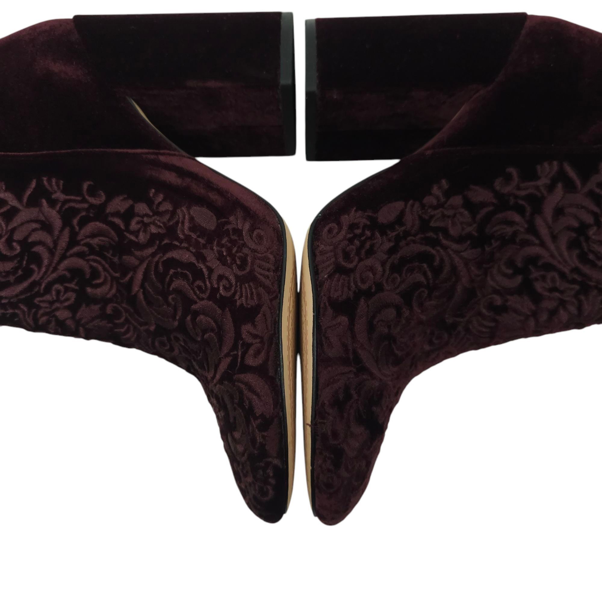 Jessica Simpson Jessica Simpson Wovella Velvet Embroidered Ankle Boots Women Size US 9 / IT 39 - 14 Thumbnail
