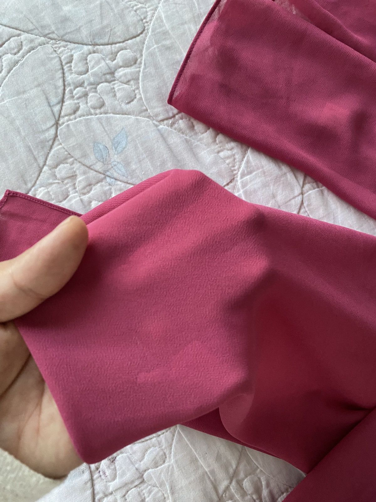 Other VOILE CHIC Premium Chiffon Fuchsia Hijab Scarf For Women Size ONE SIZE - 5 Thumbnail