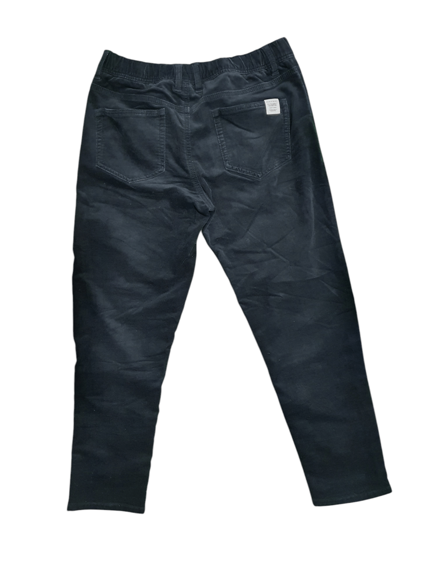 Japanese Brand × MOUSSY AZUL BY MOUSSY 28”-33”/36” BLACK CORDUROY ANKLE PANTS Size US 32 / EU 48 - 1 Thumbnail