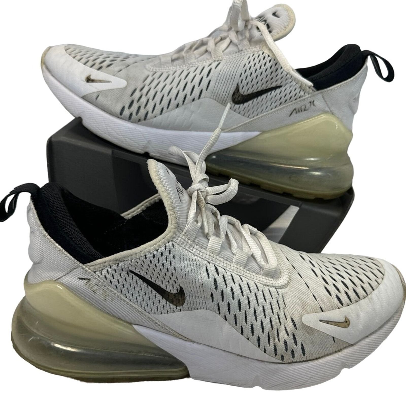 Nike Nike Air Max 270 Mesh White Running Sneakers women sz 8.5 Size US 8.5 / IT 38.5 - 1 Thumbnail