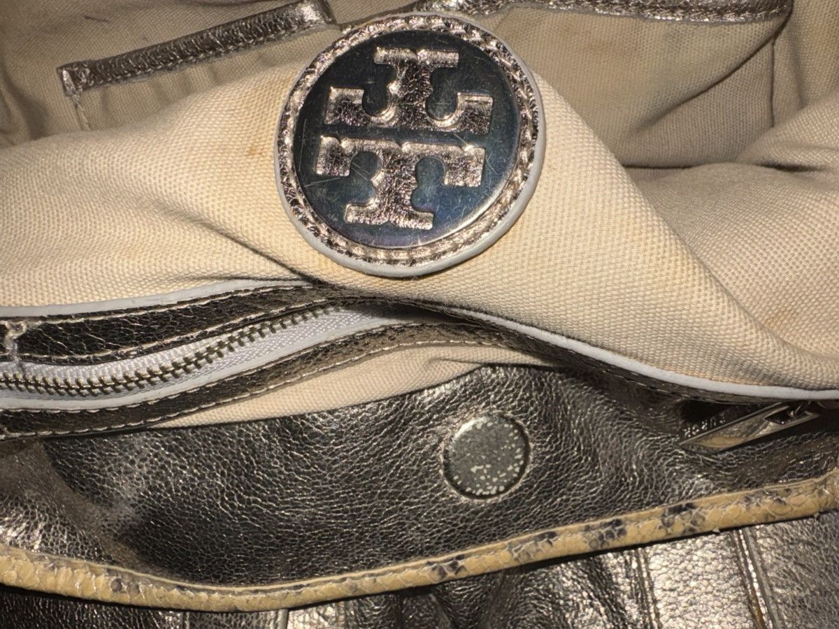Tory Burch Tory Burch Metallic Leather Tote Bag Size ONE SIZE - 18 Thumbnail