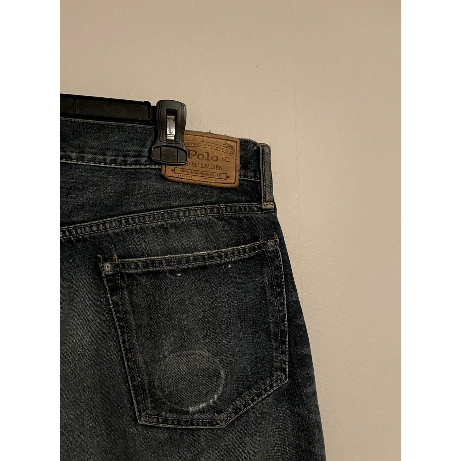 Polo Ralph Lauren Polo Ralph Lauren Varick Slim Straight Selvedge Jeans Button Fly Men's 34x30 Blue Denim Size US S / EU 44-46 / 1 - 2 Thumbnail