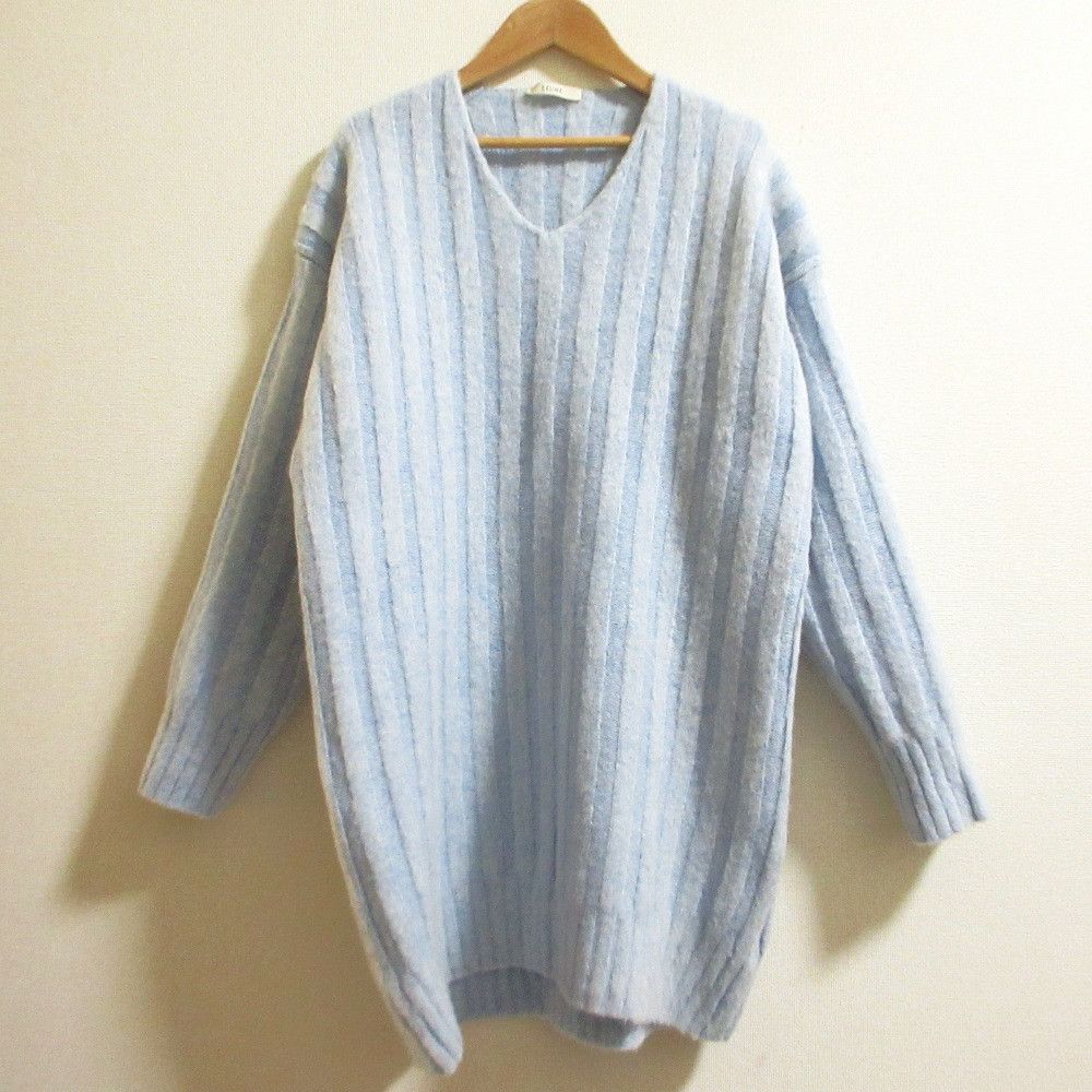 Celine Celine Celine V-Neck Wide Rib Knit Mini Dress Others Dresses DUTY FREE for USA Size ONE SIZE - 1 Thumbnail