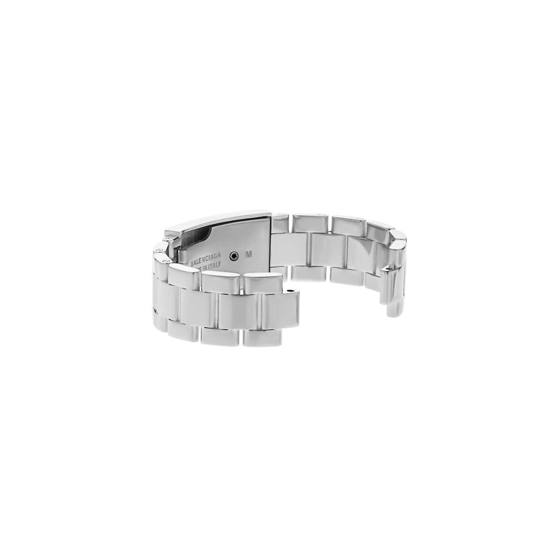 Balenciaga o1tr1nto0326 Size: OS / 24/7 Cuff in Silver Size ONE SIZE - 2 Thumbnail