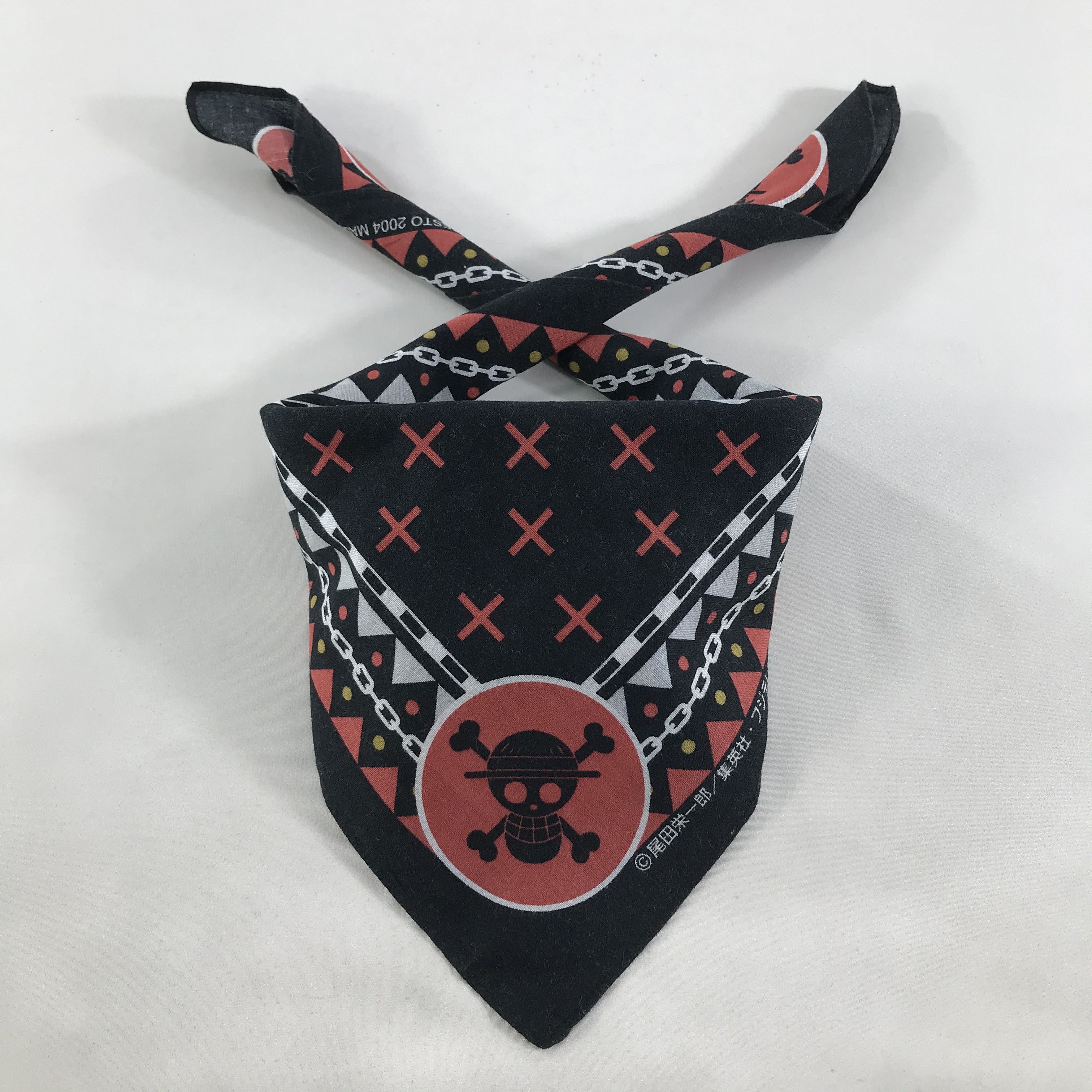 One Piece × Vintage One Piece Bandana / Handkerchief / Neckerchief - S1804 Size ONE SIZE - 6 Thumbnail