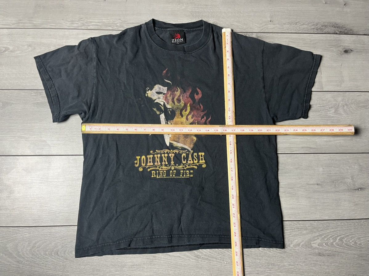 Band Tees Johny Cash Tshirt Ring Of Fire Zion Size Large Size US L / EU 52-54 / 3 - 6 Thumbnail