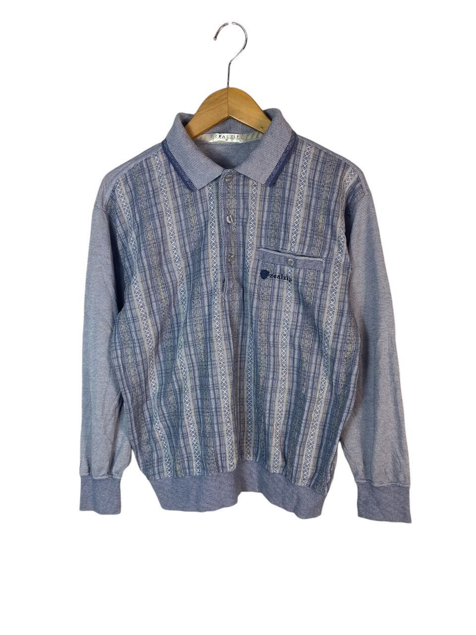 Japanese Brand × Vintage Vintage zealzip single pocket polos shirt Size US M / EU 48-50 / 2 - 1 Thumbnail