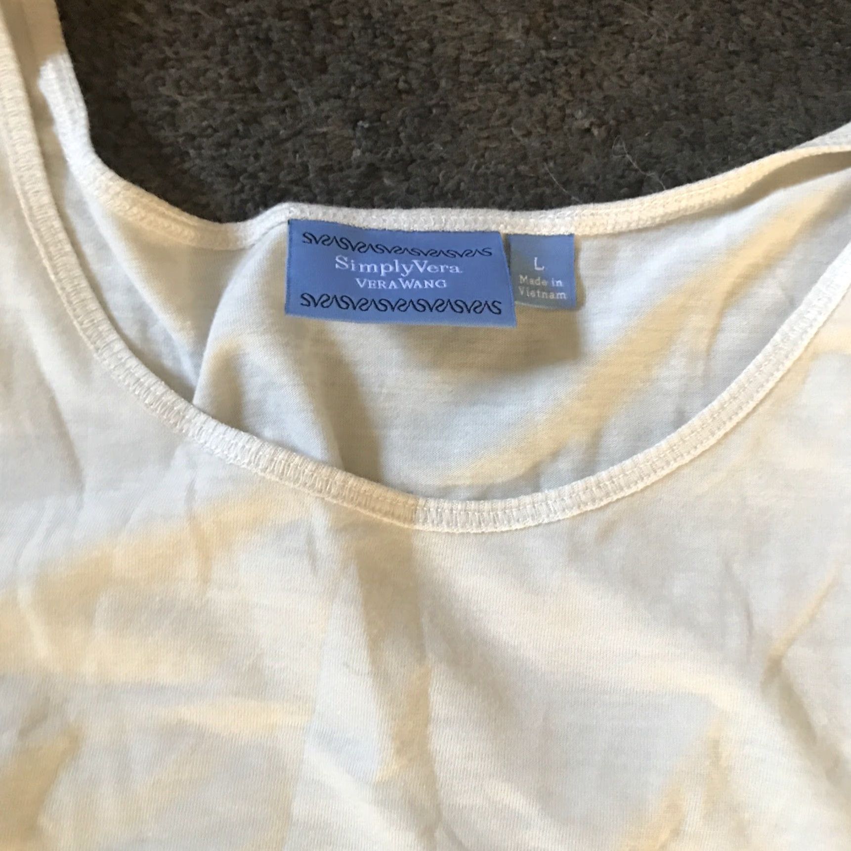 Vintage **Princess Vera Wang Beige Women L Tank Top** User: Princess Vera Wang Beige Women L Tank Top Size L / US 10 / IT 46 - 3 Thumbnail