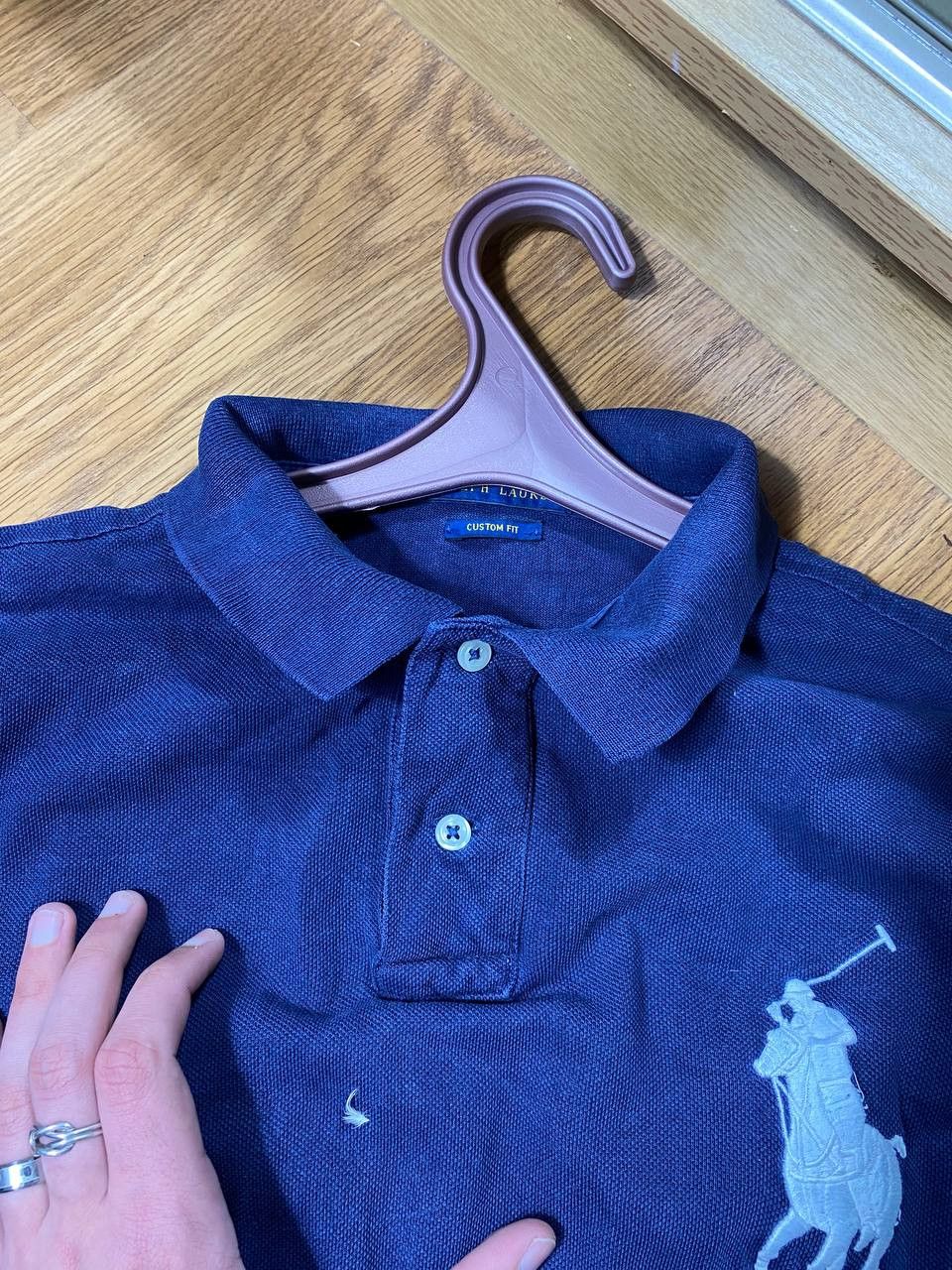 Polo Ralph Lauren × Ralph Lauren Vintage Y2K Chief Keef Ralph Lauren Navy New York Polo Size US L / EU 52-54 / 3 - 3 Thumbnail