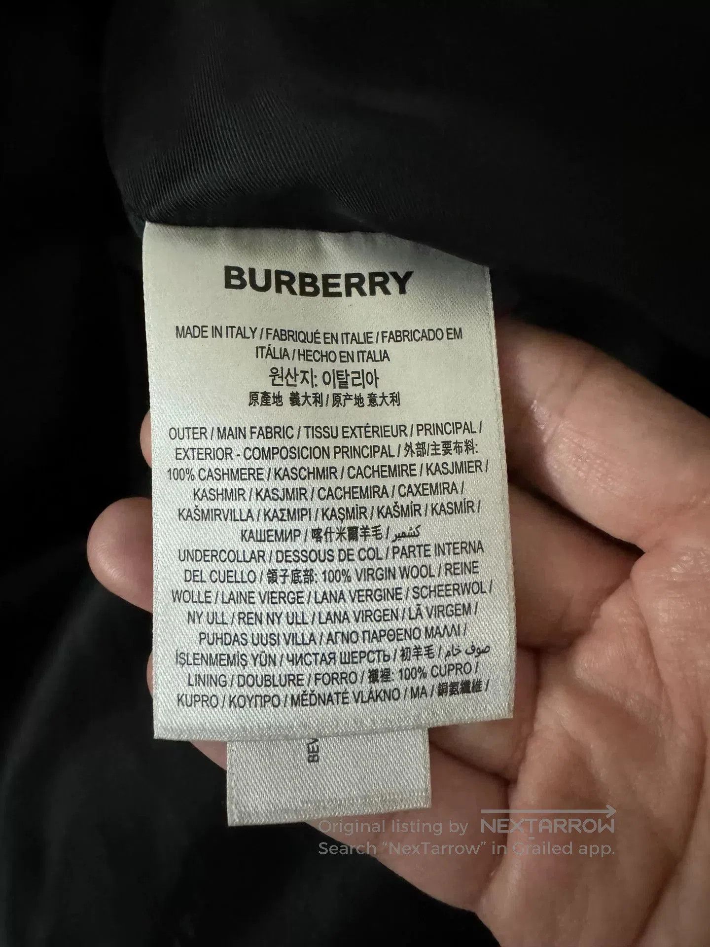 Burberry burberry single-button coat in pristine condition. Size US L / EU 52-54 / 3 - 3 Thumbnail