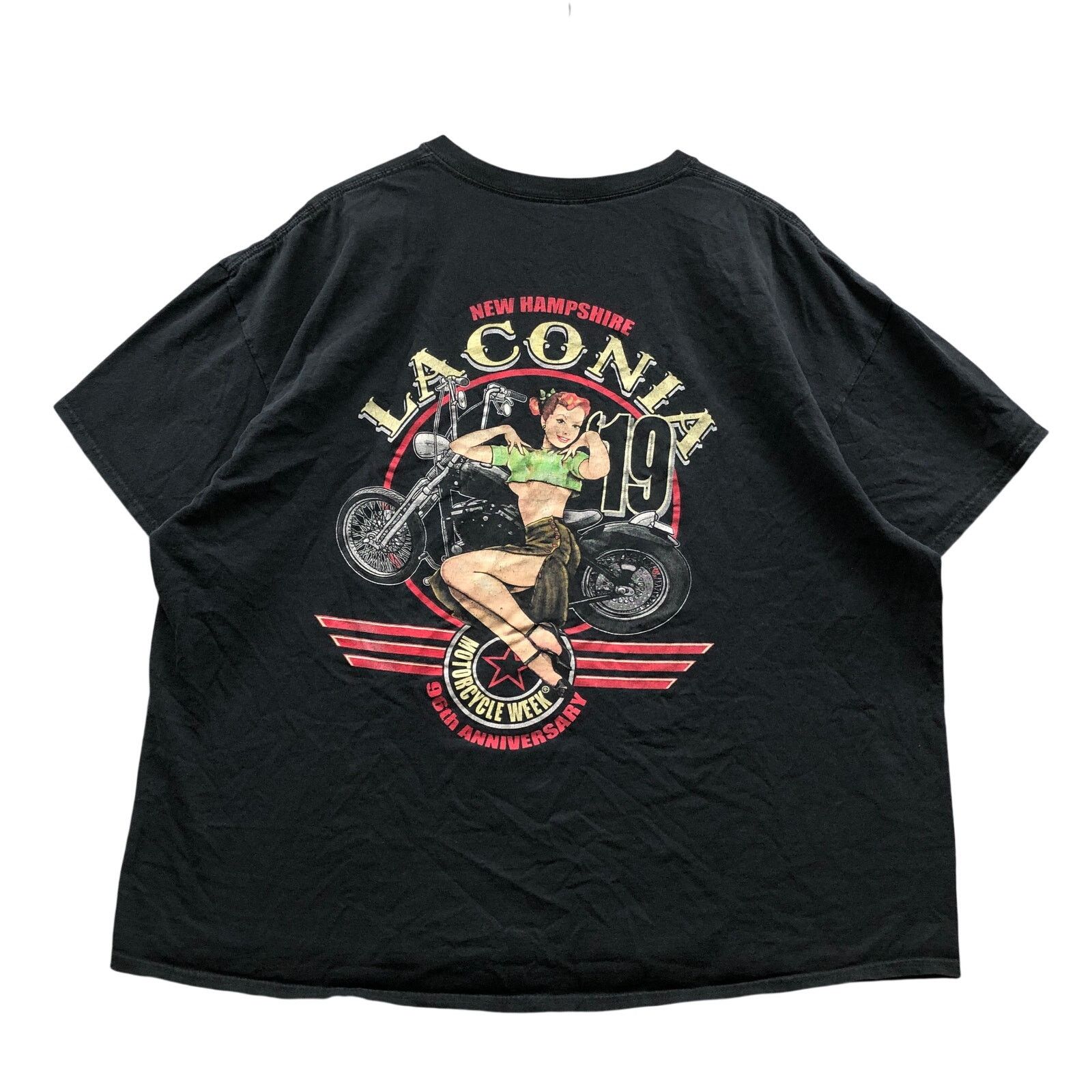 Gildan 2019 Laconia Motorcycle Week 96th Anniversary Shirt Mens 3XL Size US XXL / EU 58 / 5 - 1 Thumbnail