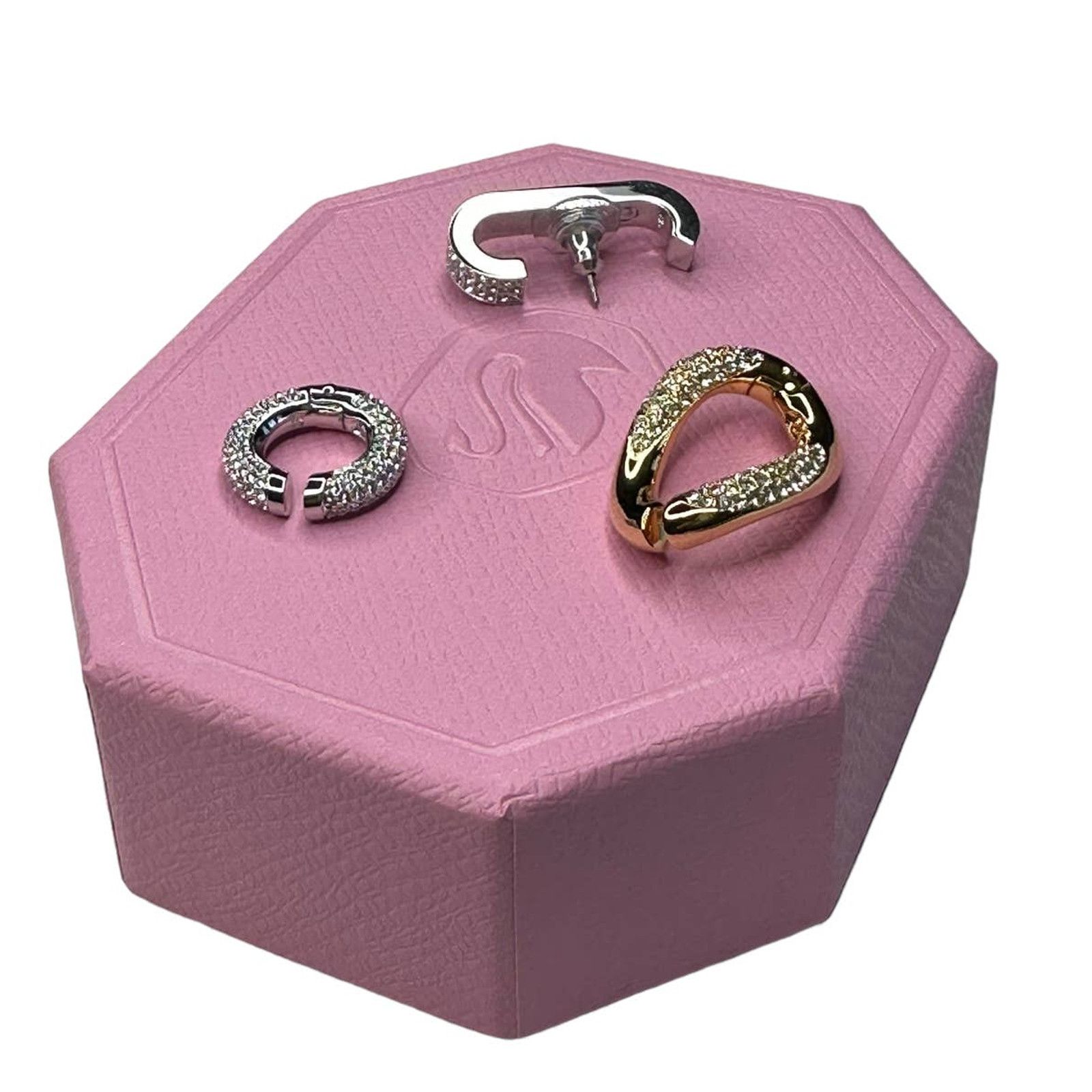 Swarovski Swarovski Dextera ear cuff Set (3), Asymmetrical design Size ONE SIZE - 7 Thumbnail