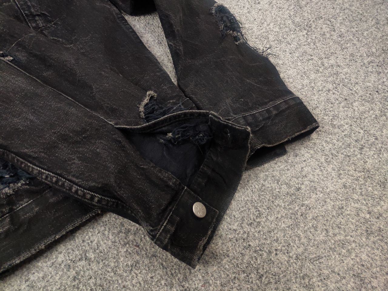 Misbhv Misbhv Design Distressed Denim sonic you Black Jacket Size US M / EU 48-50 / 2 - 10 Thumbnail
