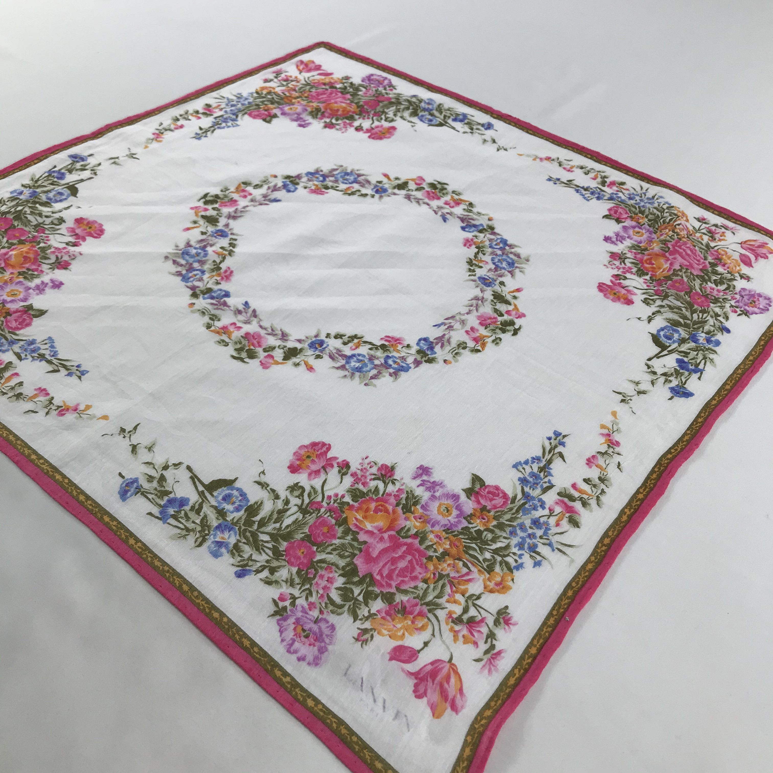 Lanvin × Vintage Lanvin Bandana / Handkerchief / Neckerchief - S1315 Size ONE SIZE - 2 Thumbnail