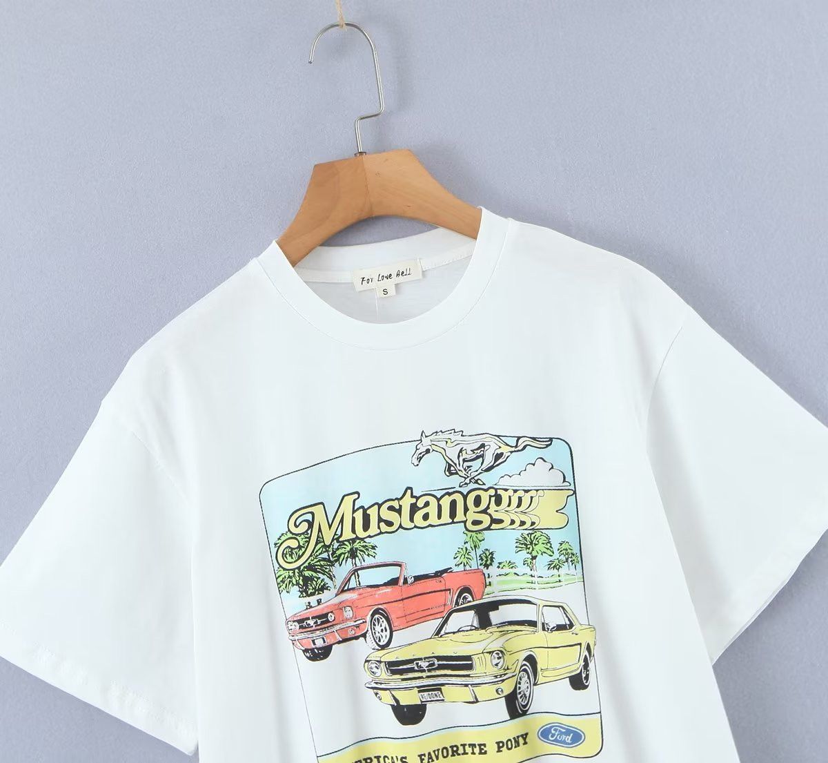 Vintage Y2k Mostang Tee Size US S / EU 44-46 / 1 - 3 Thumbnail