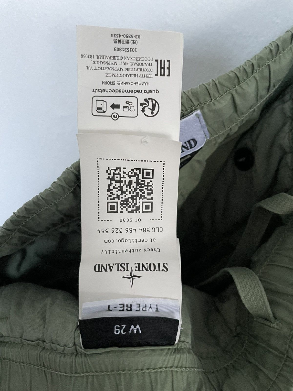 Stone Island Stone Island Lightweight Cargo Pants Joggers Size US 29 - 4 Thumbnail