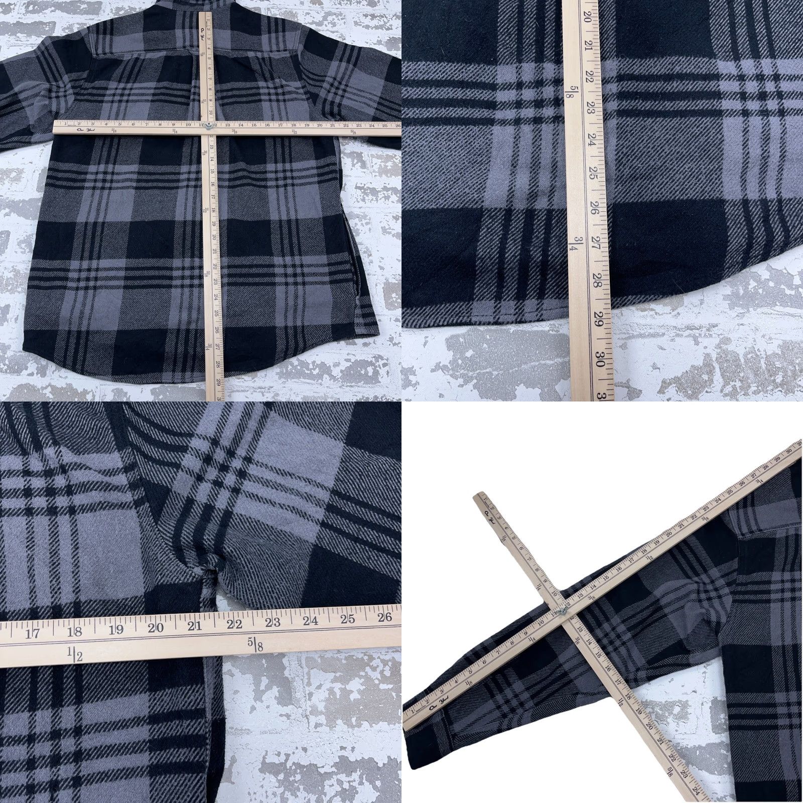 Orvis Orvis Button-Up Shacket Men Medium Black Plaid Heavy Flannel Shirt Jacket Button Up Size US M / EU 48-50 / 2 - 8 Thumbnail