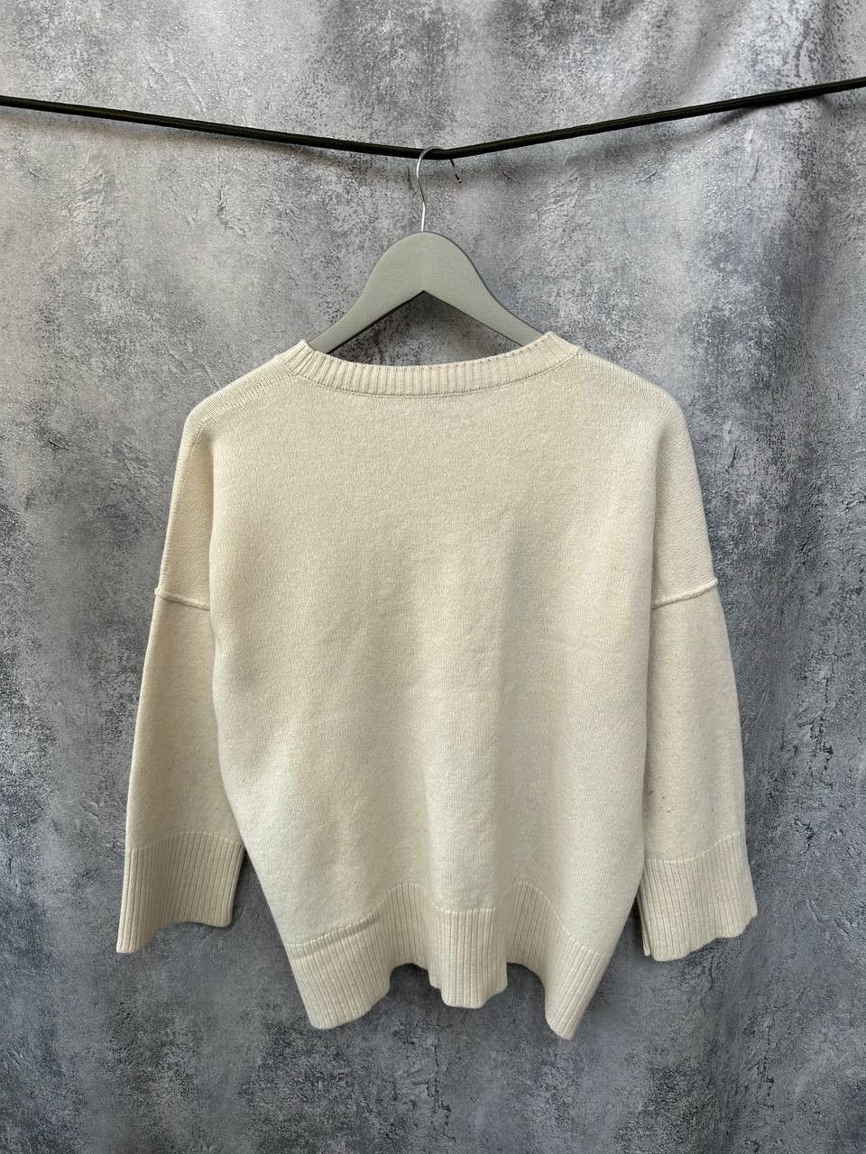 Gran Sasso Gran Sasso Wool Cashmere Blend Stripes Oversized Sweater Size L / US 10 / IT 46 - 3 Thumbnail