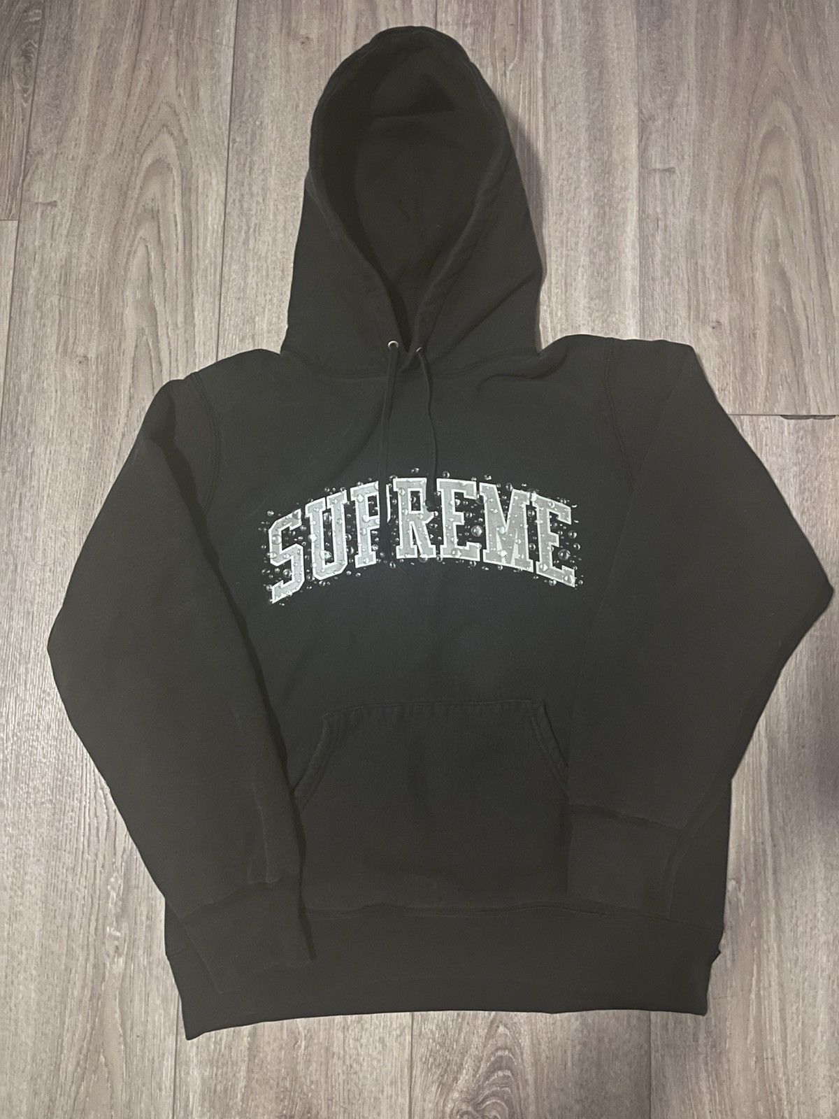 Supreme Supreme Water Arc Hoodie Black F/W 18 Size US L / EU 52-54 / 3 - 1 Thumbnail