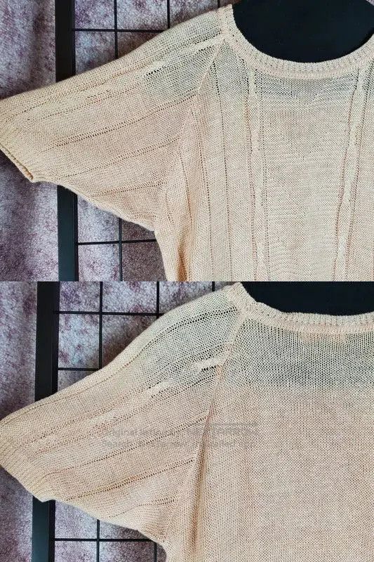 Burberry Burberry Summer Pink Knit Short Sleeve Top. Size M / US 6-8 / IT 42-44 - 5 Thumbnail
