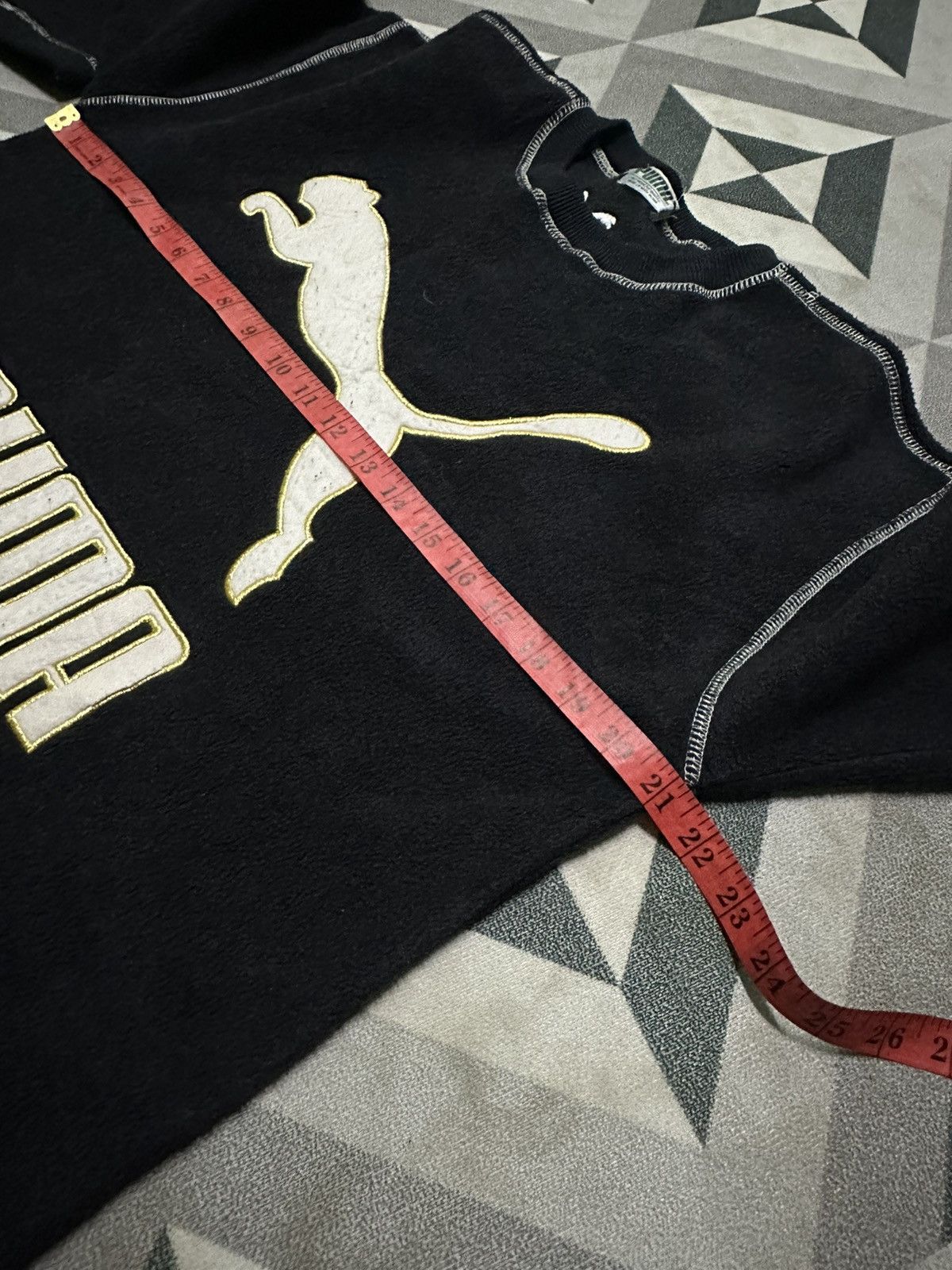 Puma Vintage 80s Puma fleece sweatshirt Size US M / EU 48-50 / 2 - 9 Thumbnail