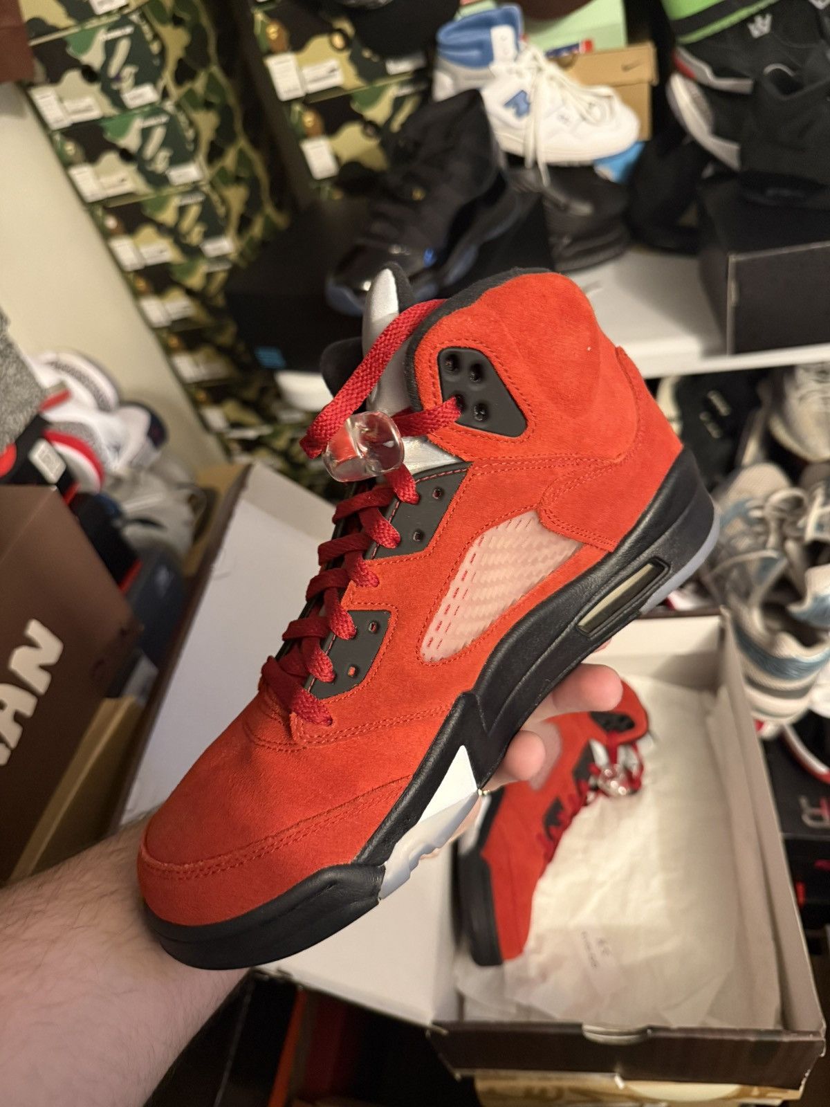 Jordan Brand Jordan retro 5 raging bull sz 8.5 Size US 8.5 / EU 41-42 - 3 Thumbnail