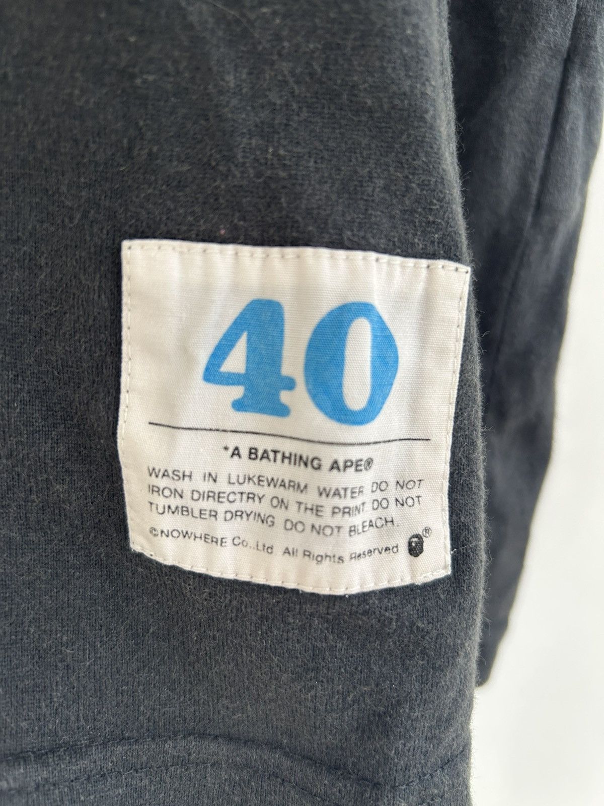 Bape ABAILW17 Bape Vintage Black Size US M / EU 48-50 / 2 - 4 Thumbnail