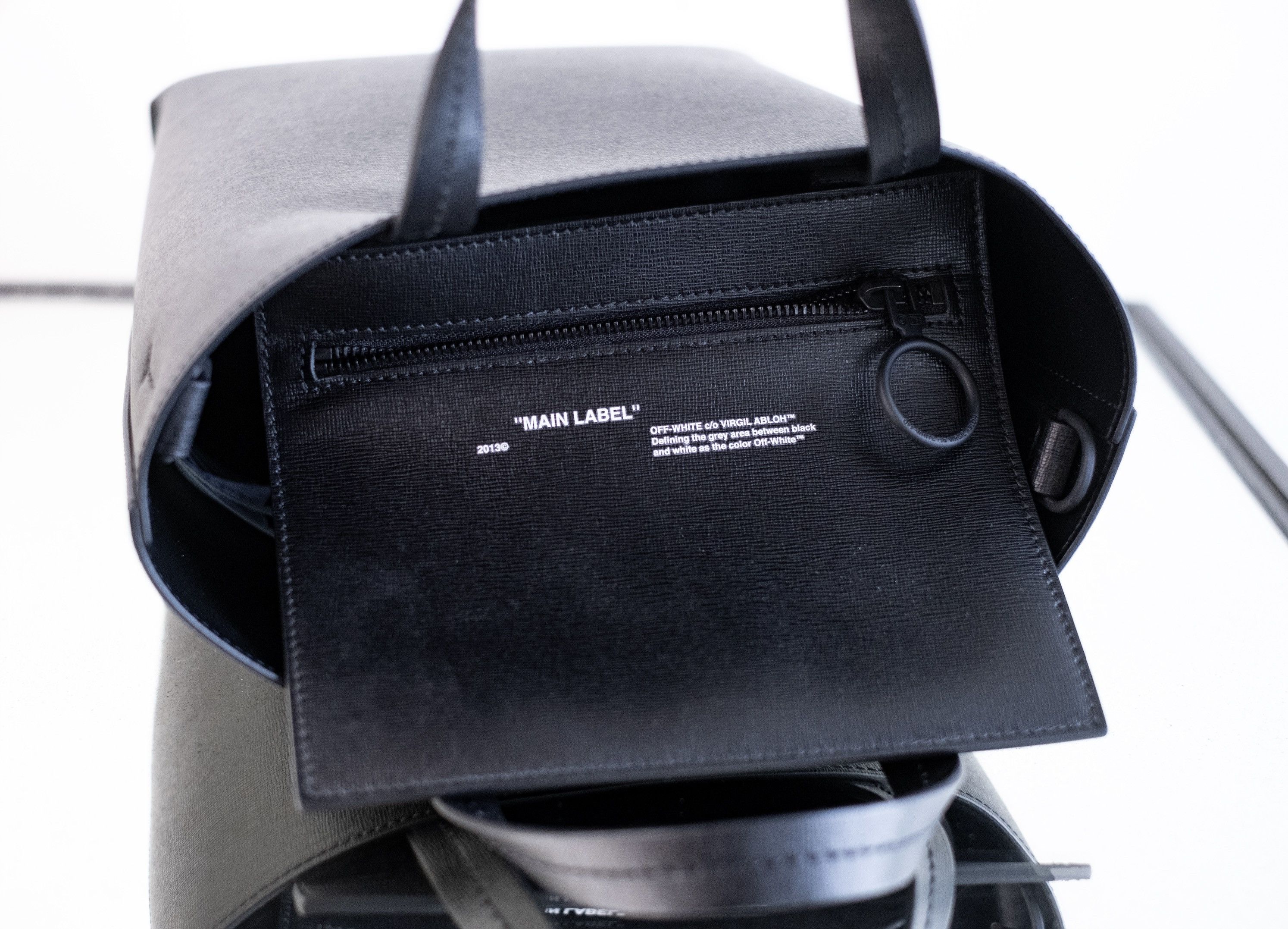 Off-White Off-White Leather Bag NOTHING NEW in Black Size ONE SIZE - 11 Thumbnail