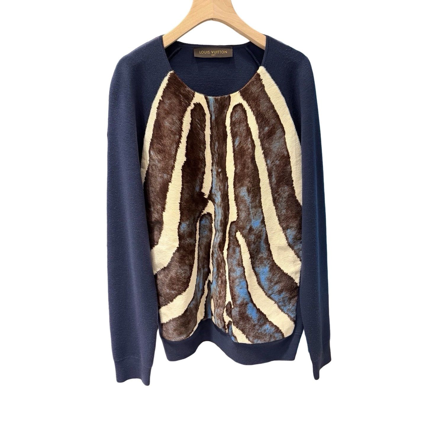 Louis Vuitton Louis Vuitton Zebra Print Sweater Size M Size US M / EU 48-50 / 2 - 1 Thumbnail