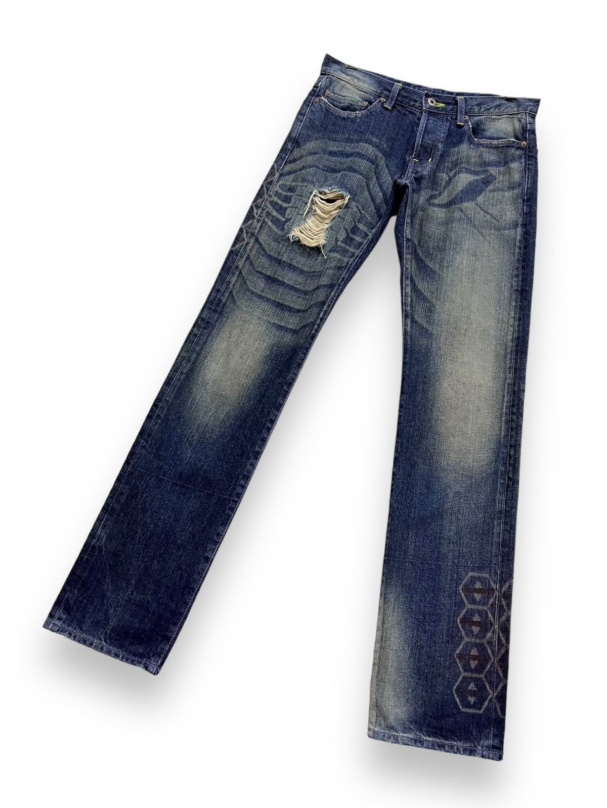Anime 🔥EVANGELION NERV New Theatrical Version x COSPA JPN Denim Size US 30 / EU 46 - 4 Thumbnail