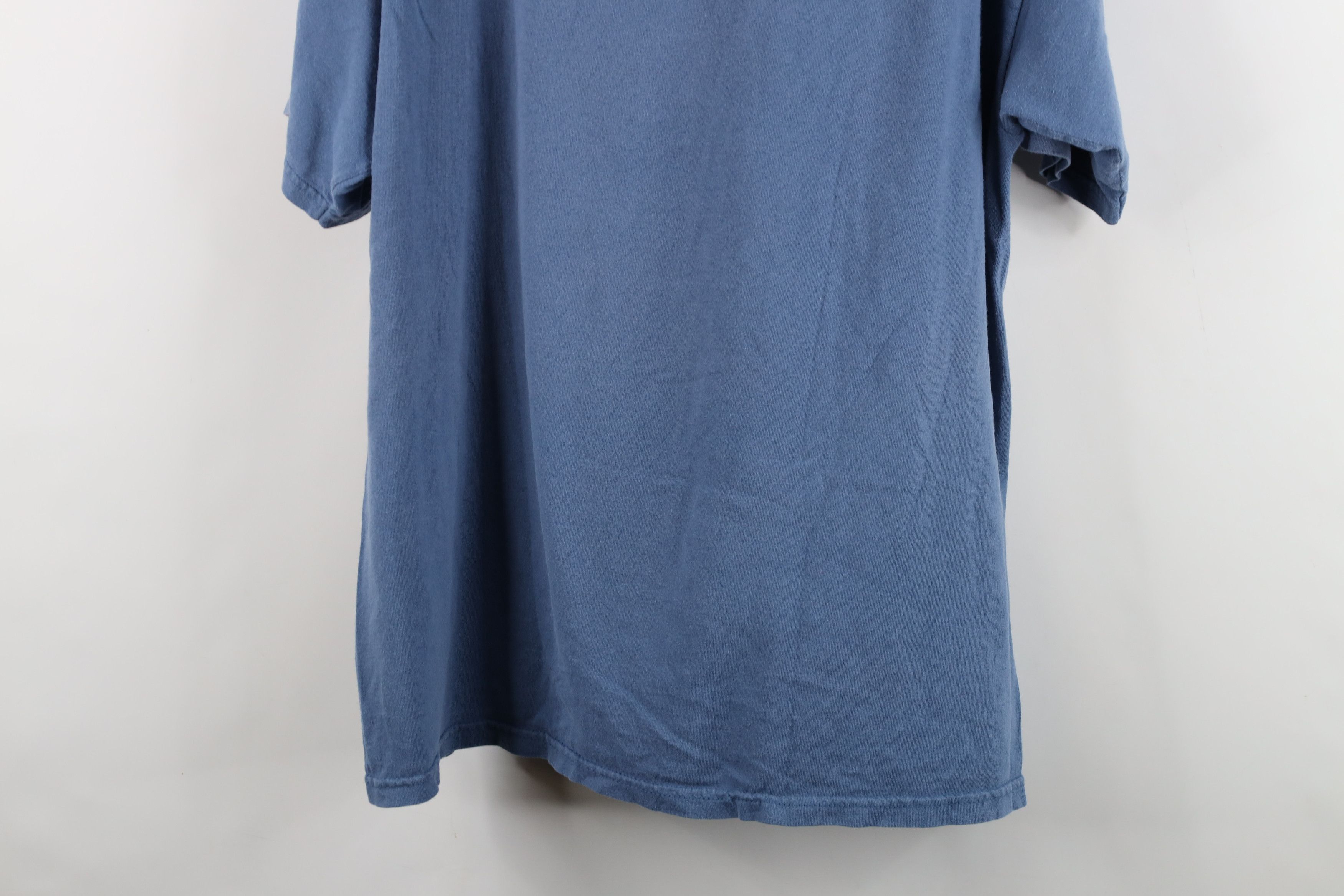 Vintage Vintage 90s Streetwear Spell Out Lakeside Ohio T-Shirt Blue Size US XL / EU 56 / 4 - 12 Thumbnail