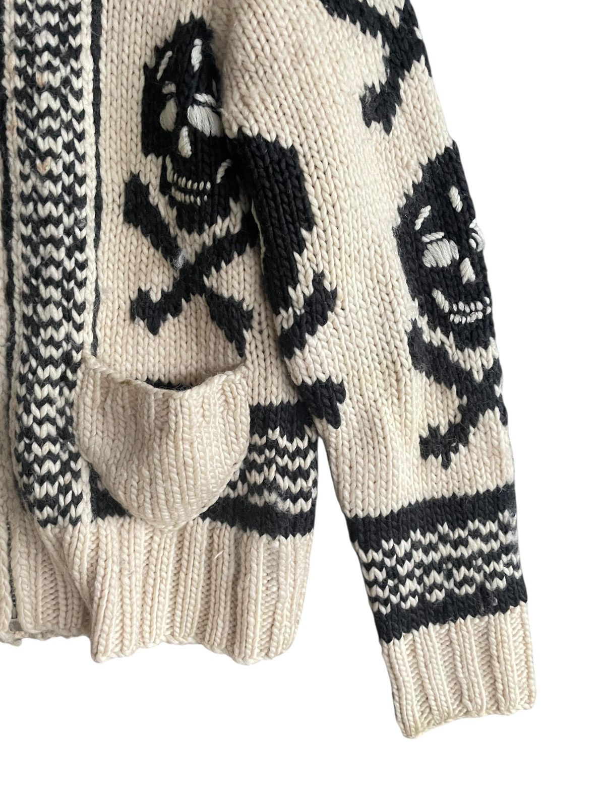 Japanese Brand Vintage Japanese Brand RNA Slang Skull Wool Knitwear 1990s Size US M / EU 48-50 / 2 - 6 Thumbnail