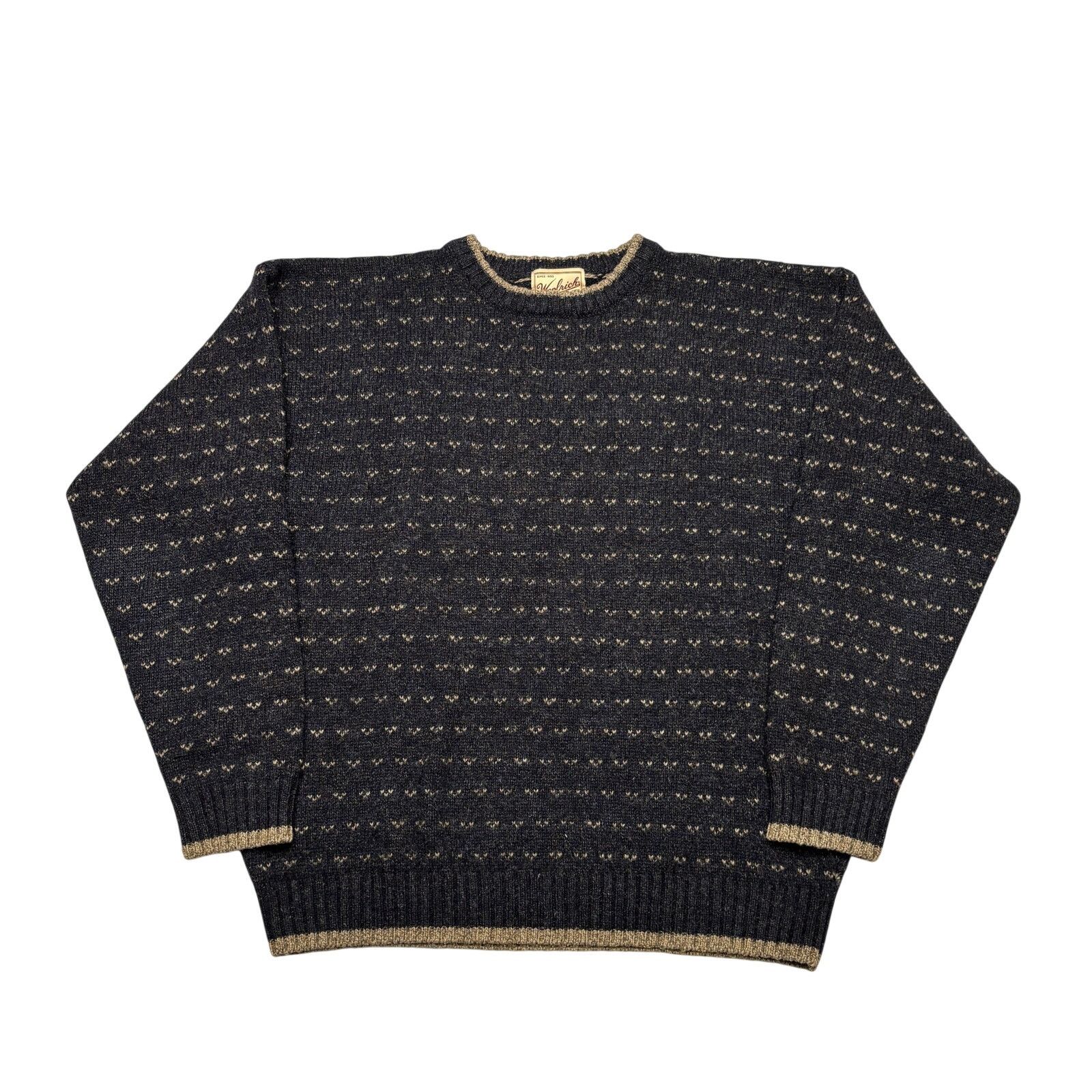 Woolrich Woolen Mills Woolrich Nottingham Tweed Wool Blend Sweater Men's Large Size US L / EU 52-54 / 3 - 1 Thumbnail