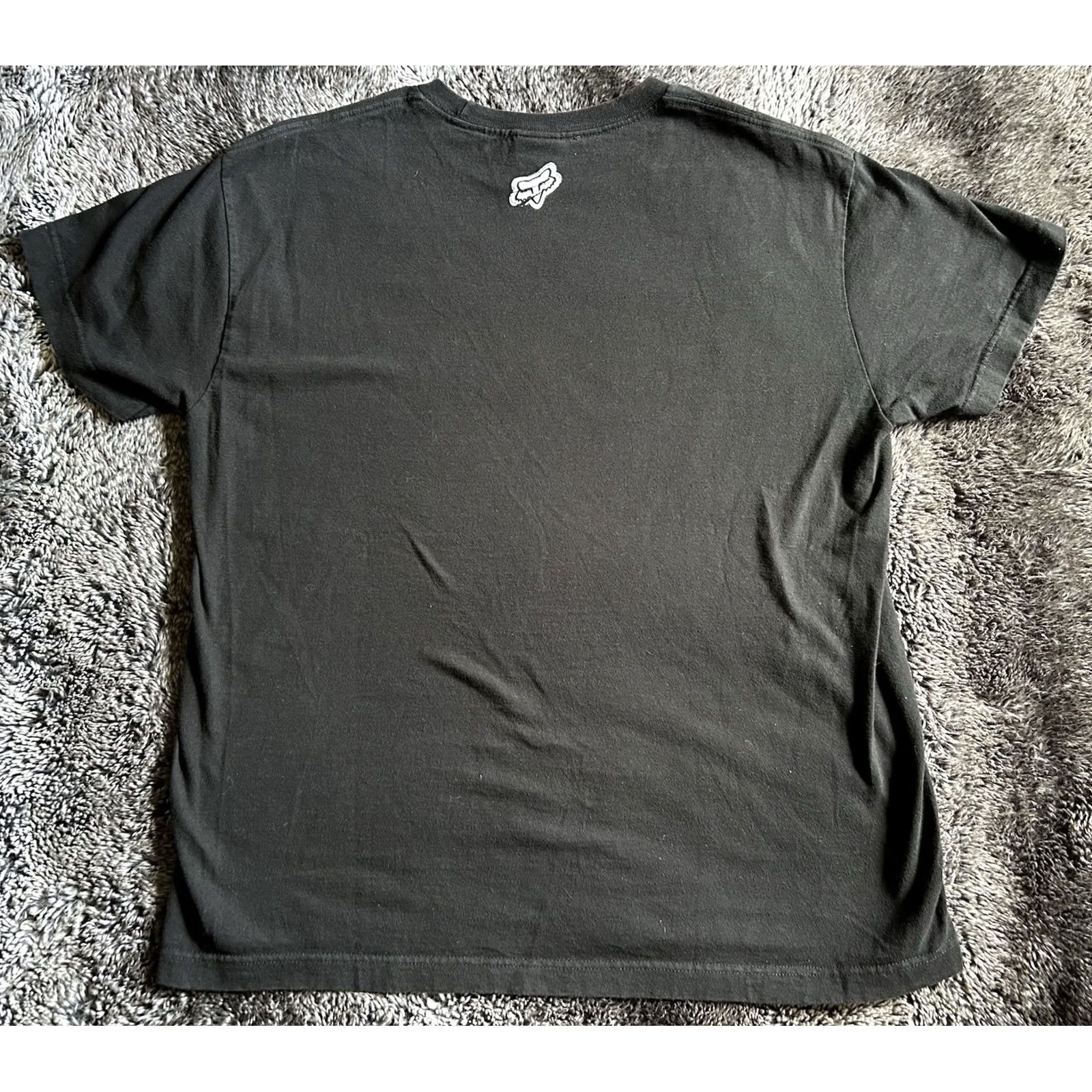 Vintage VINTAGE Fox Racing Company T-shirt Men’s L Black Y2K Motocycle Sports Fox Logo, 2000s, Mens Size US L / EU 52-54 / 3 - 2 Thumbnail