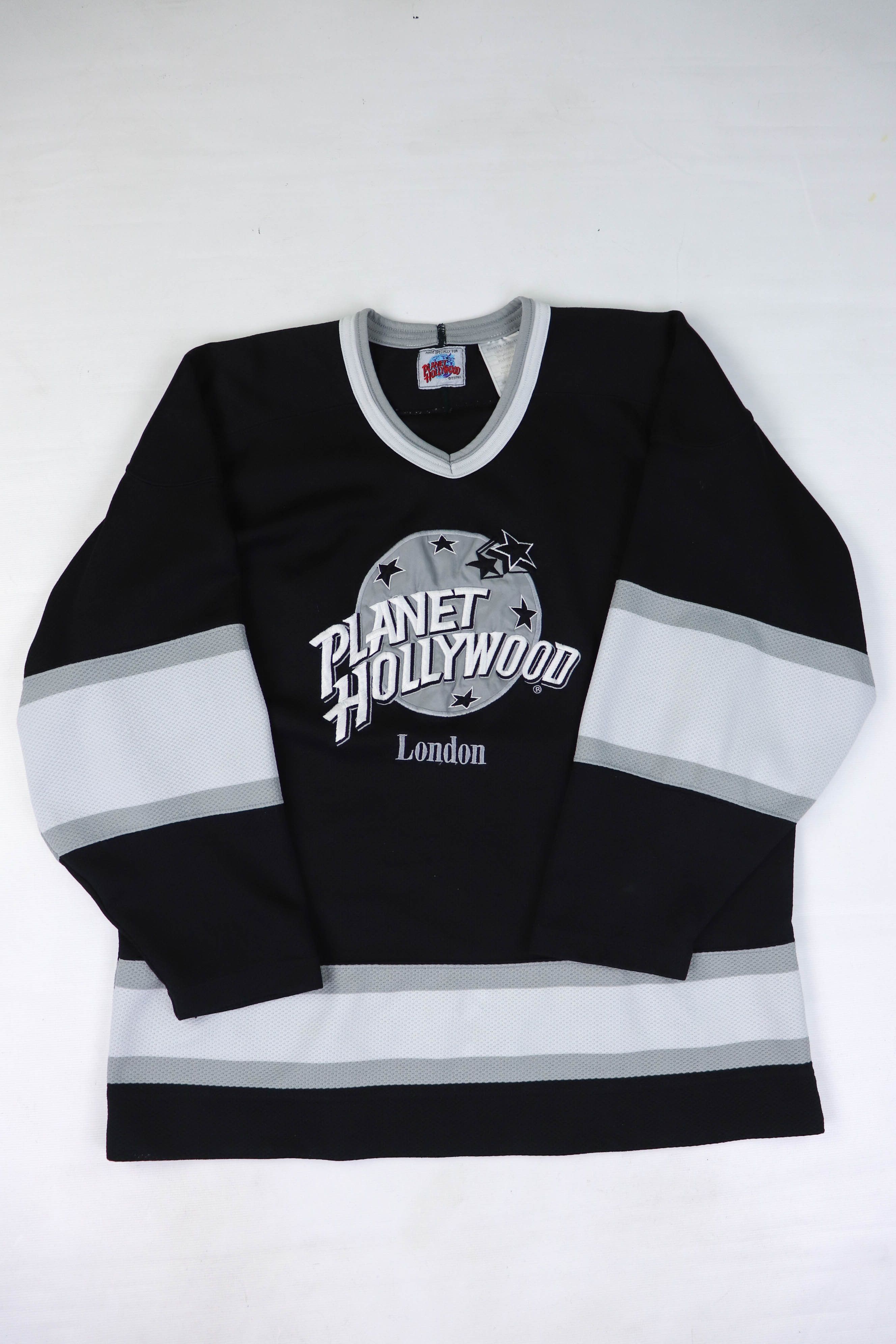 Planet Hollywood 90s Vintage Planet Hollywood London Big Logo Hockey Jersey Size US M / EU 48-50 / 2 - 1 Thumbnail