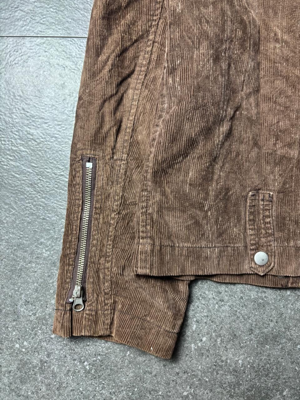In The Attic 2000s In The Attic Asymmetric Corduroy Studded Riders Jacket Size US M / EU 48-50 / 2 - 11 Thumbnail