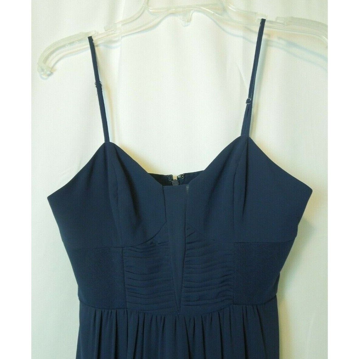 Bcbgmaxazria BCBG Generation Women's Navy Blue Cocktail Prom Evening Gown Size XS / US 0-2 / IT 36-38 - 3 Thumbnail