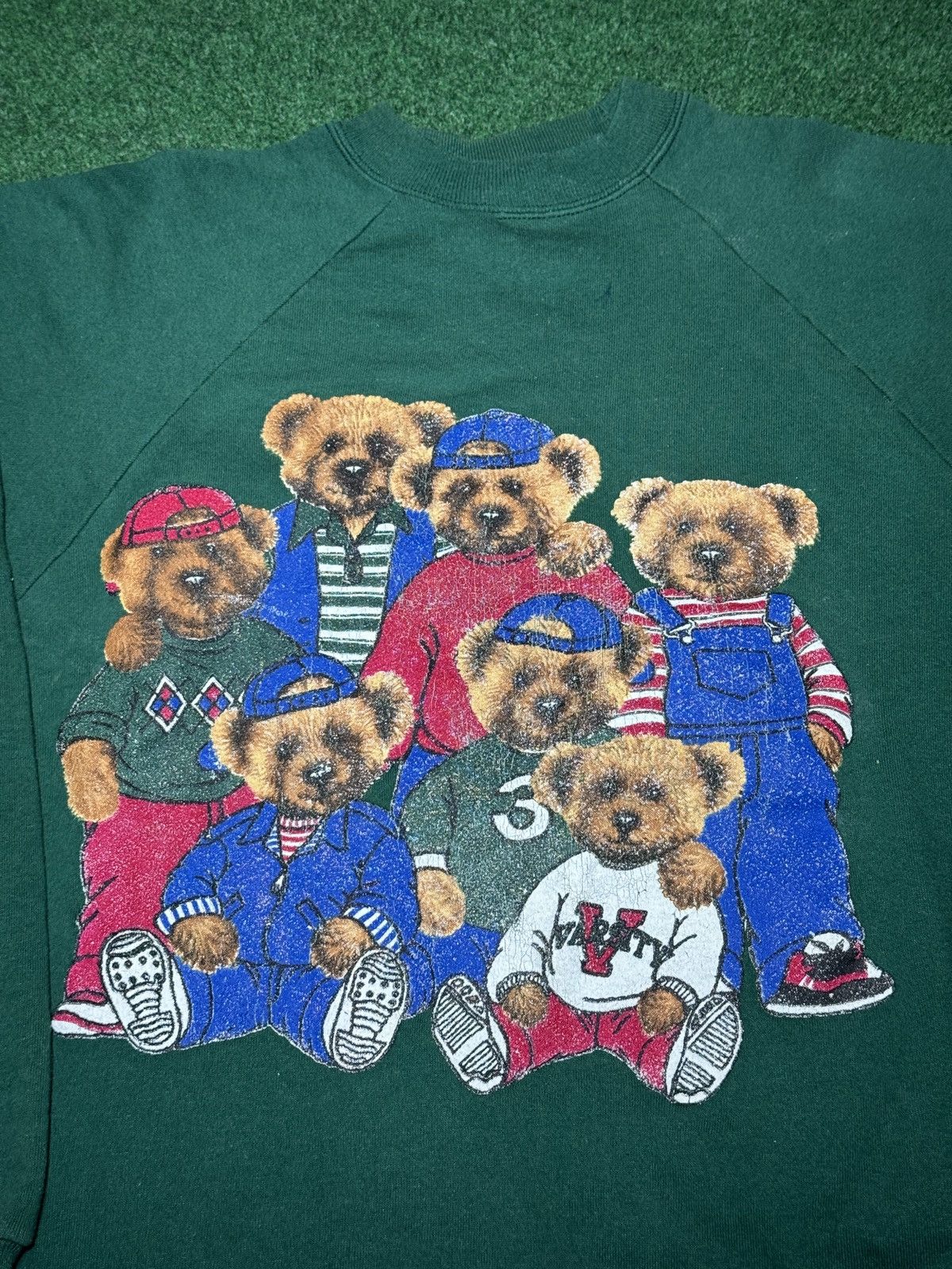 Hanes Vintage Polo Teddy Bear Style 90s Hip Hop XL Sweatshirt Size US XL / EU 56 / 4 - 2 Thumbnail